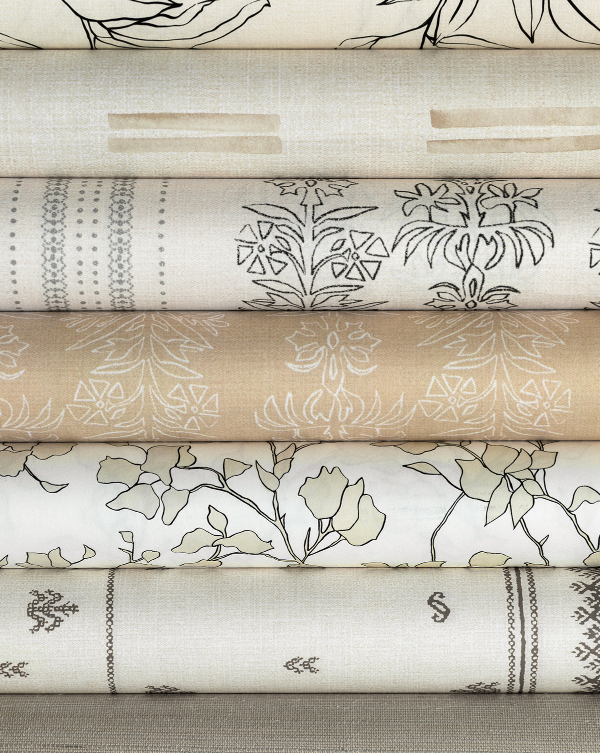McGee & Co - Blair Sketched Floral Wallpaper