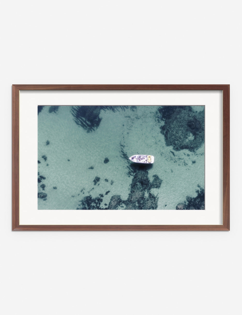 Lulu and Georgia - Aerial Ocean Bliss Photography Print by Ingrid Beddoes