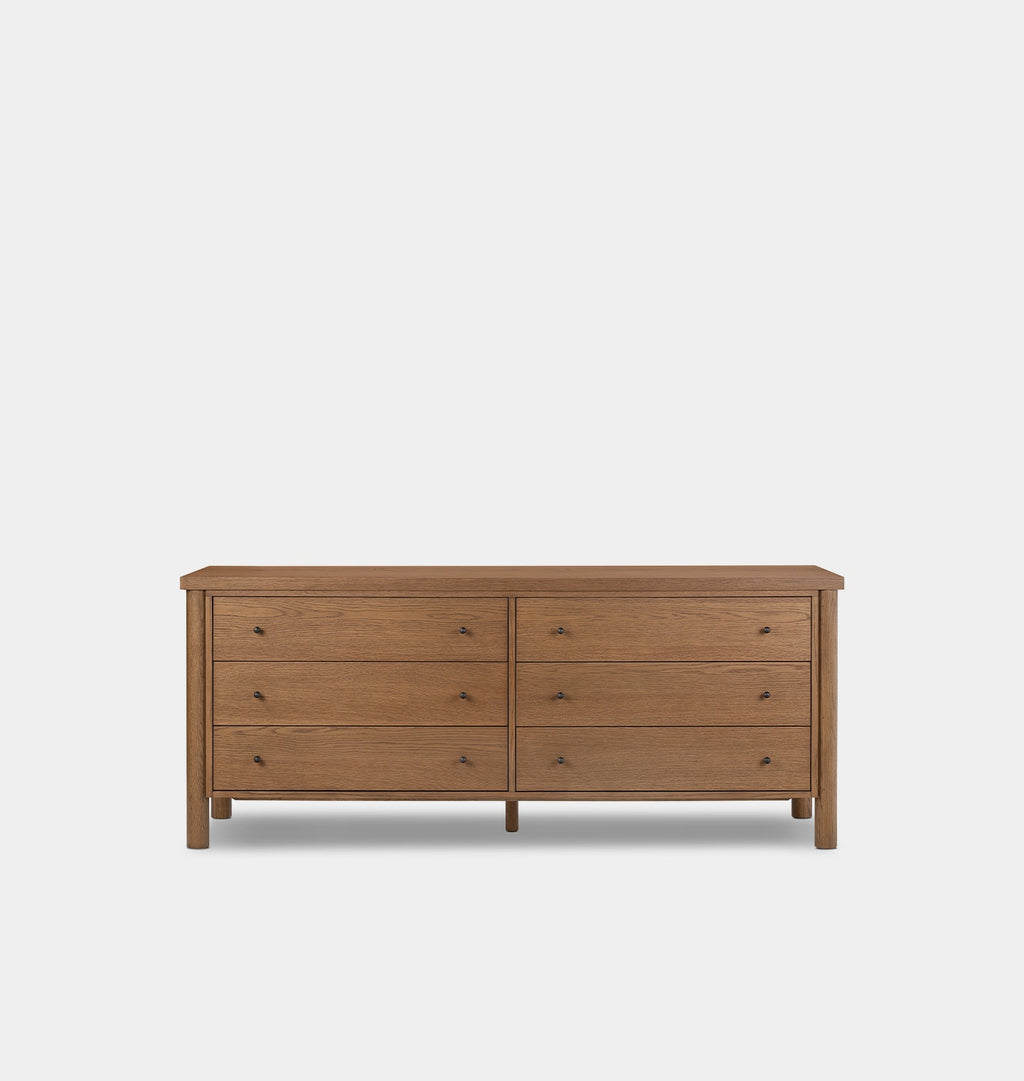 Amber Interiors - Irina 6 Drawer Dresser
