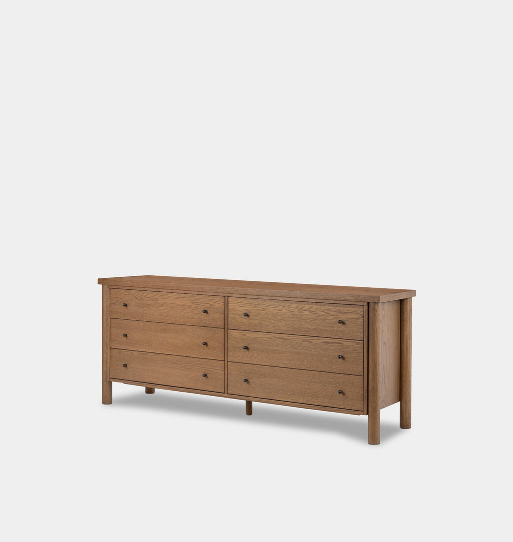 Amber Interiors - Irina 6 Drawer Dresser