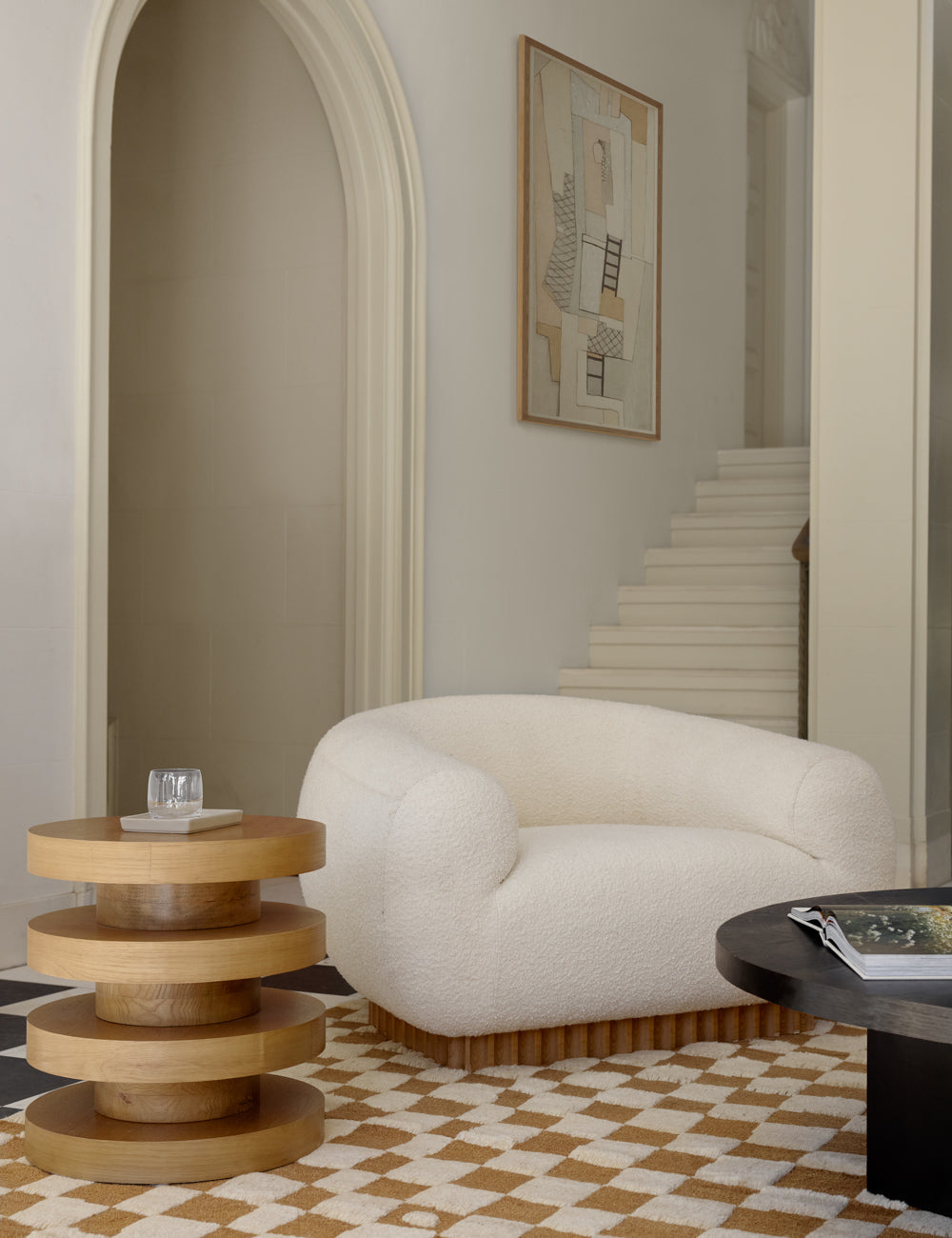 Lulu and Georgia - Pentwater Round Side Table by Sarah Sherman Samuel