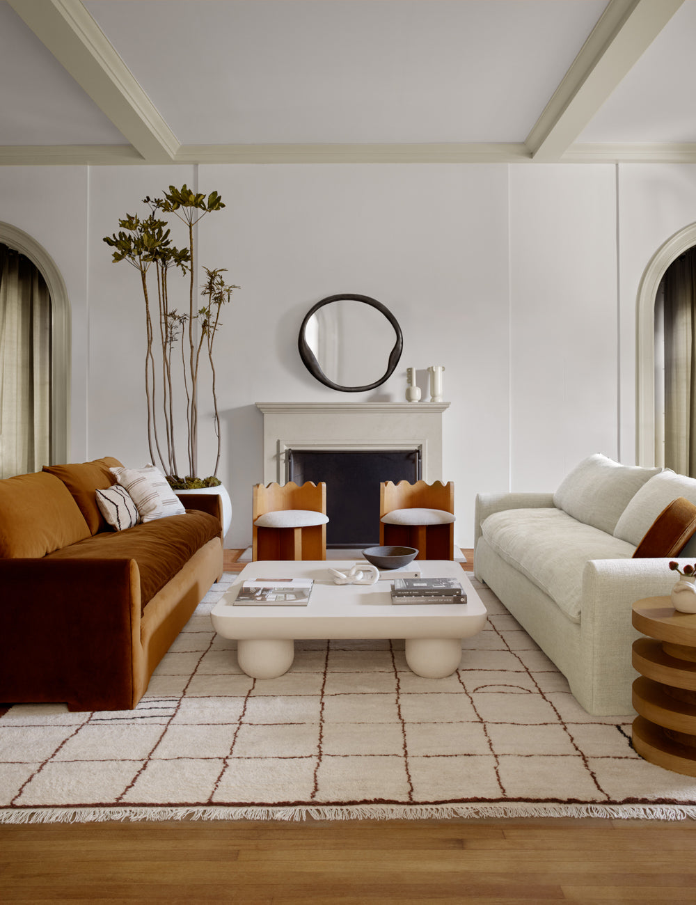 Lulu and Georgia - Clouded Square Coffee Table by Sarah Sherman Samuel