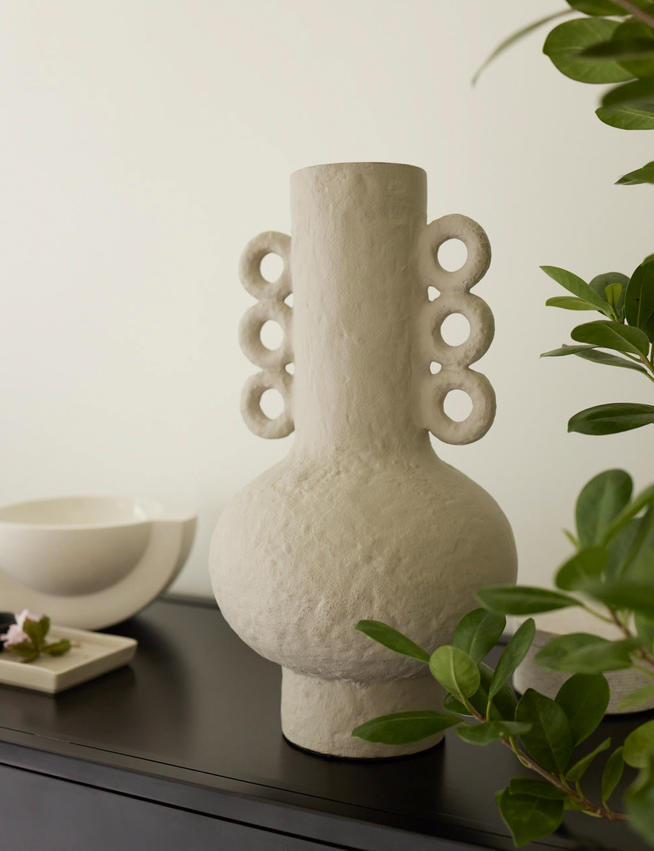 Lulu and Georgia - Chandra Metal Decorative Vase by Regina Andrew