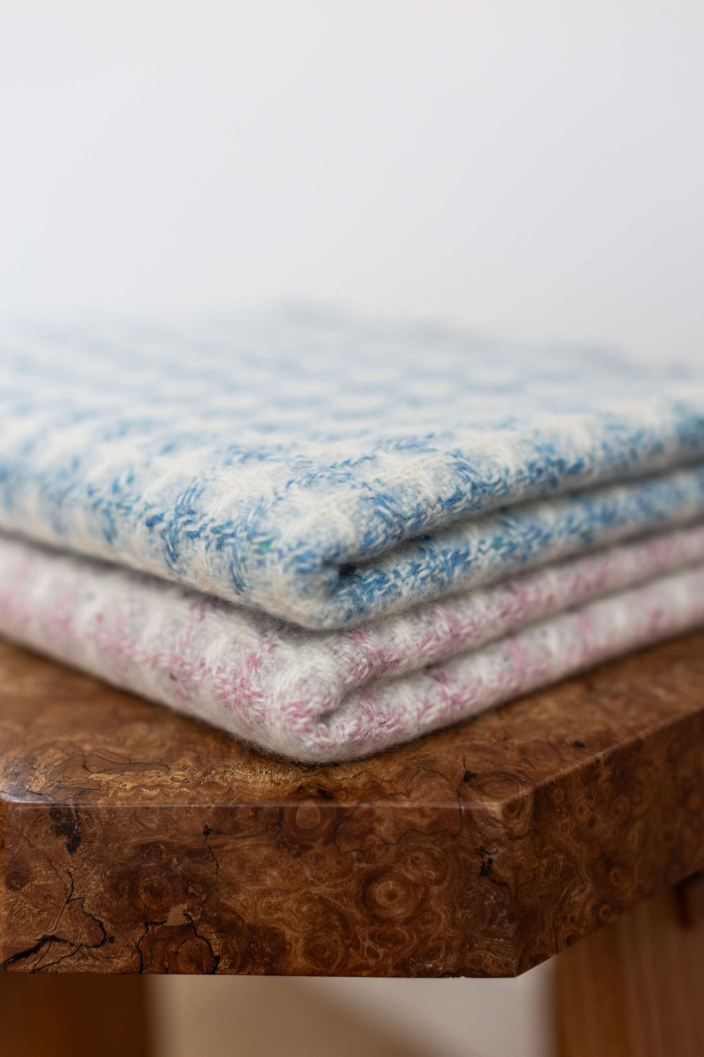 Johnstons of Elgin - Donegal Cashmere Baby Blanket in Pink