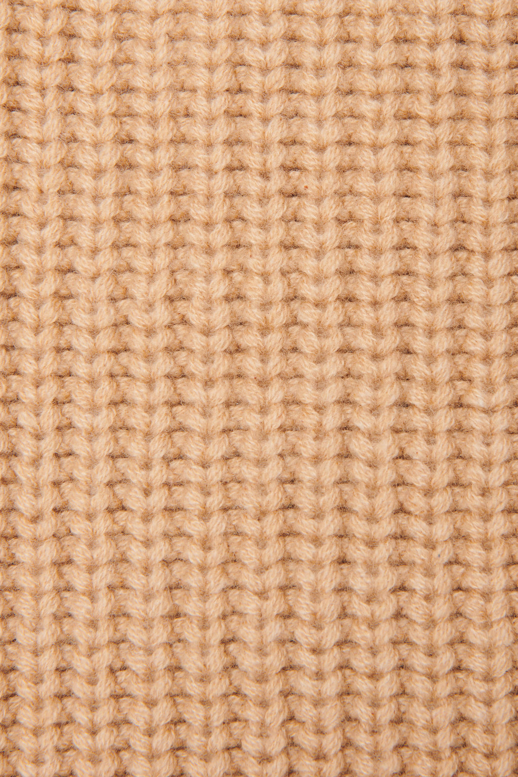 Johnstons of Elgin - Chunky Cashmere Camel Roll Neck Jumper