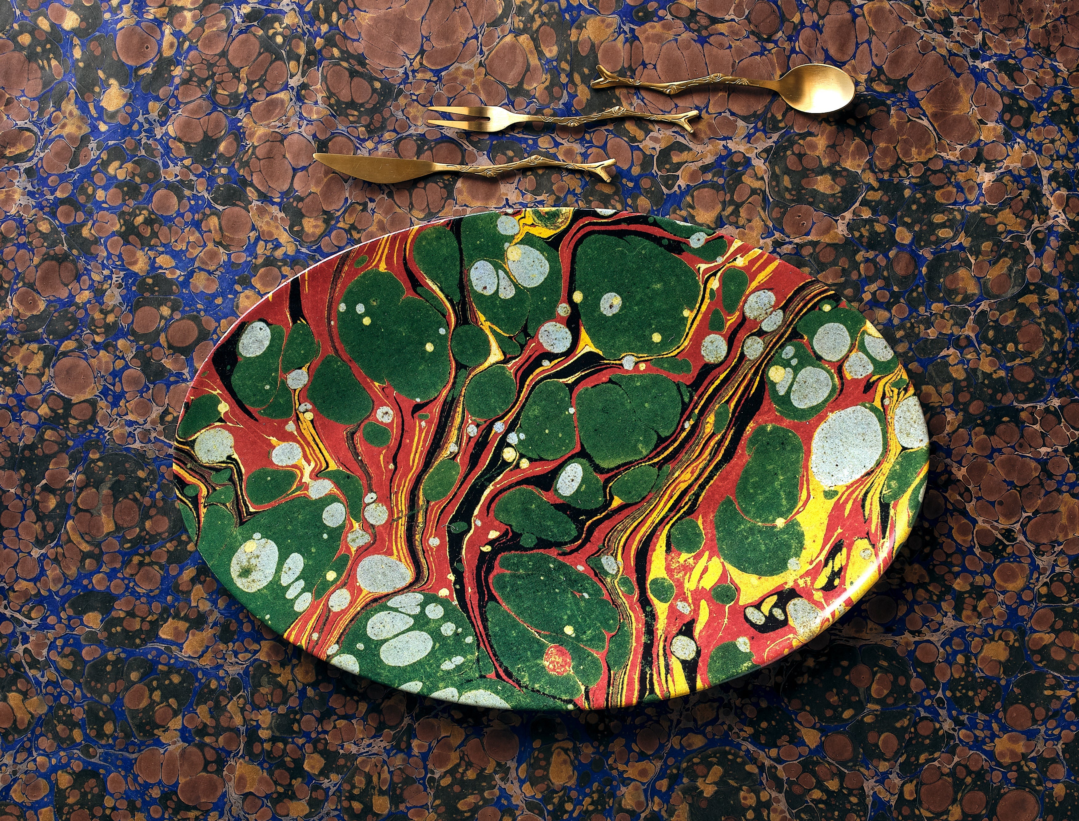 Jayson Home - Astier de Villatte Marbled Platter