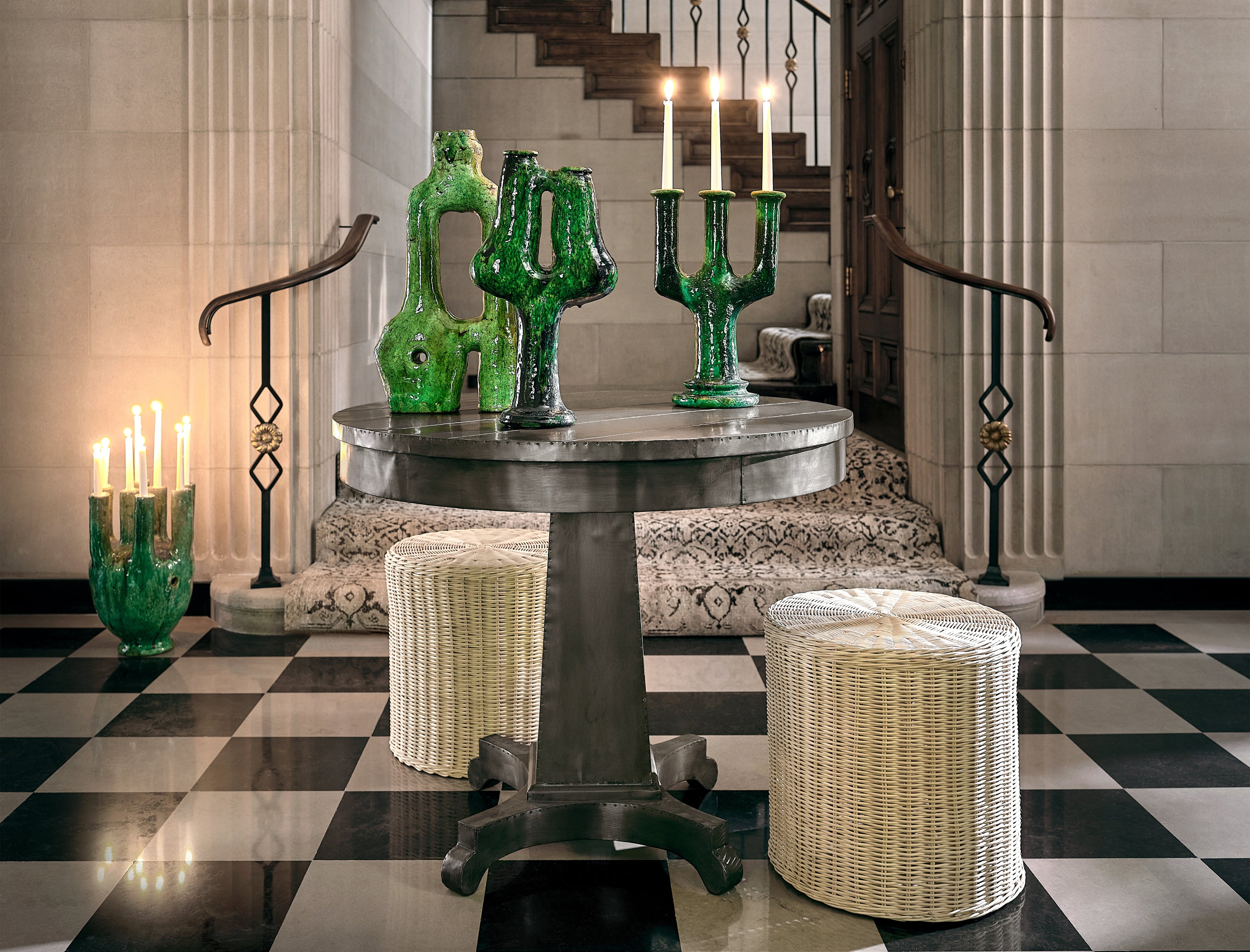 Jayson Home - Rabat Round Stool
