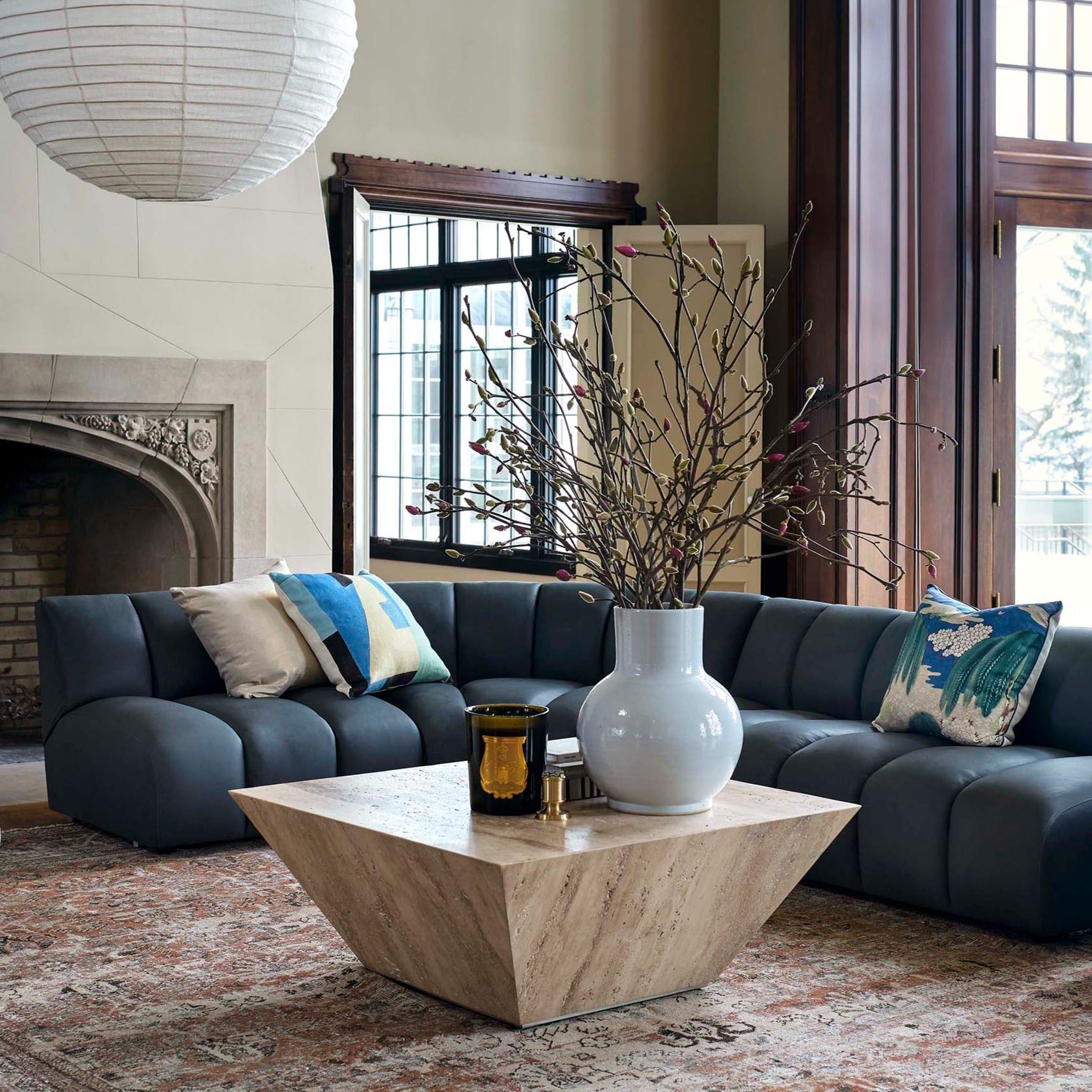 Jayson Home - Piece Blue Pillow