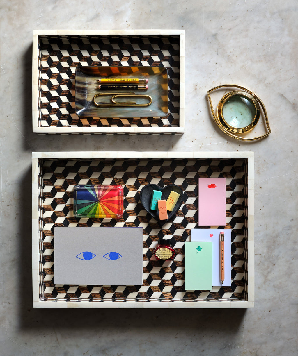 Jayson Home - Tumbling Block Trays