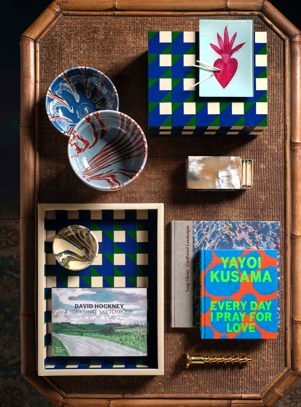Jayson Home - Painted Heart Minitray
