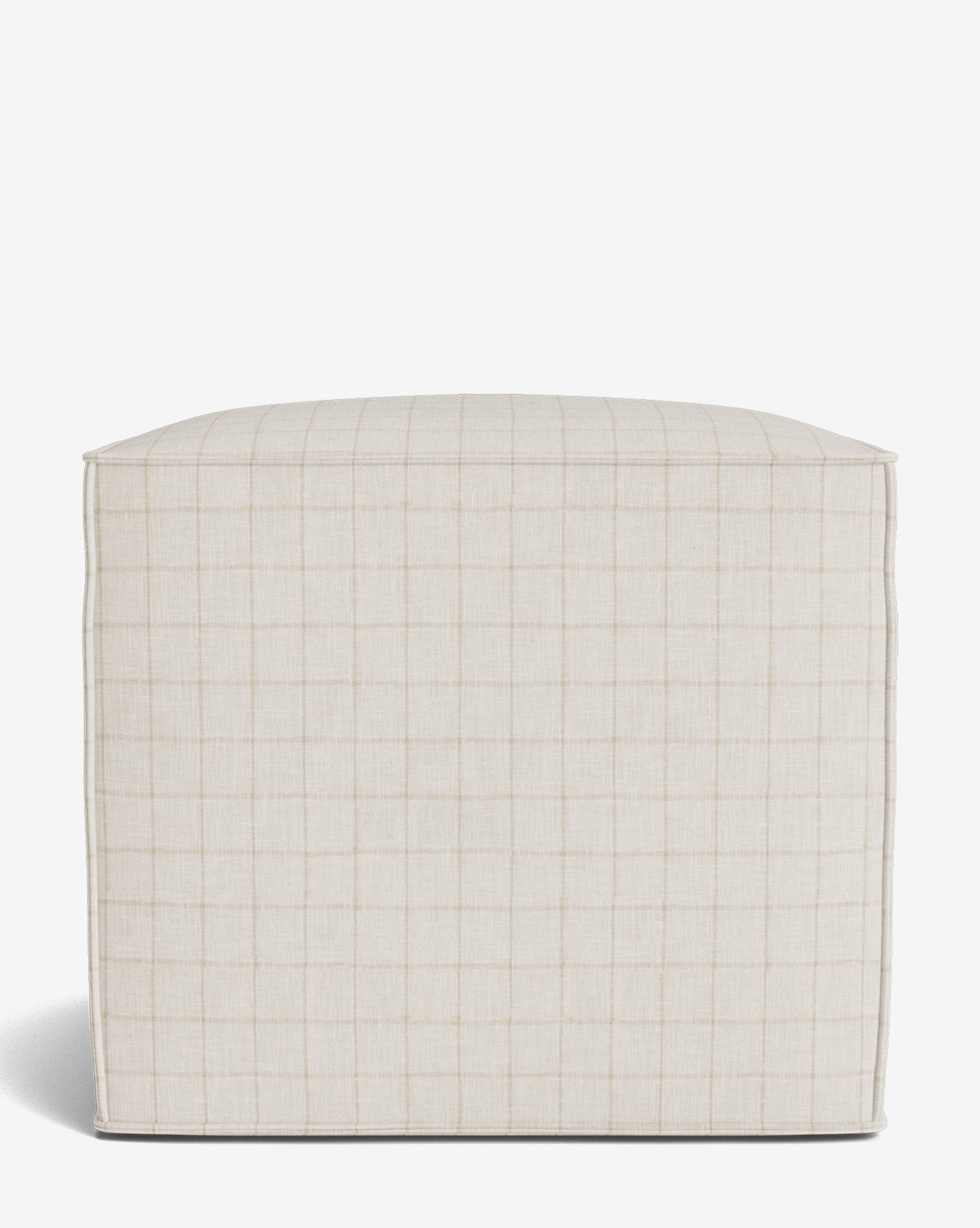 McGee & Co - Johannes Cube in Ivory Windowpane (Ready to Ship)