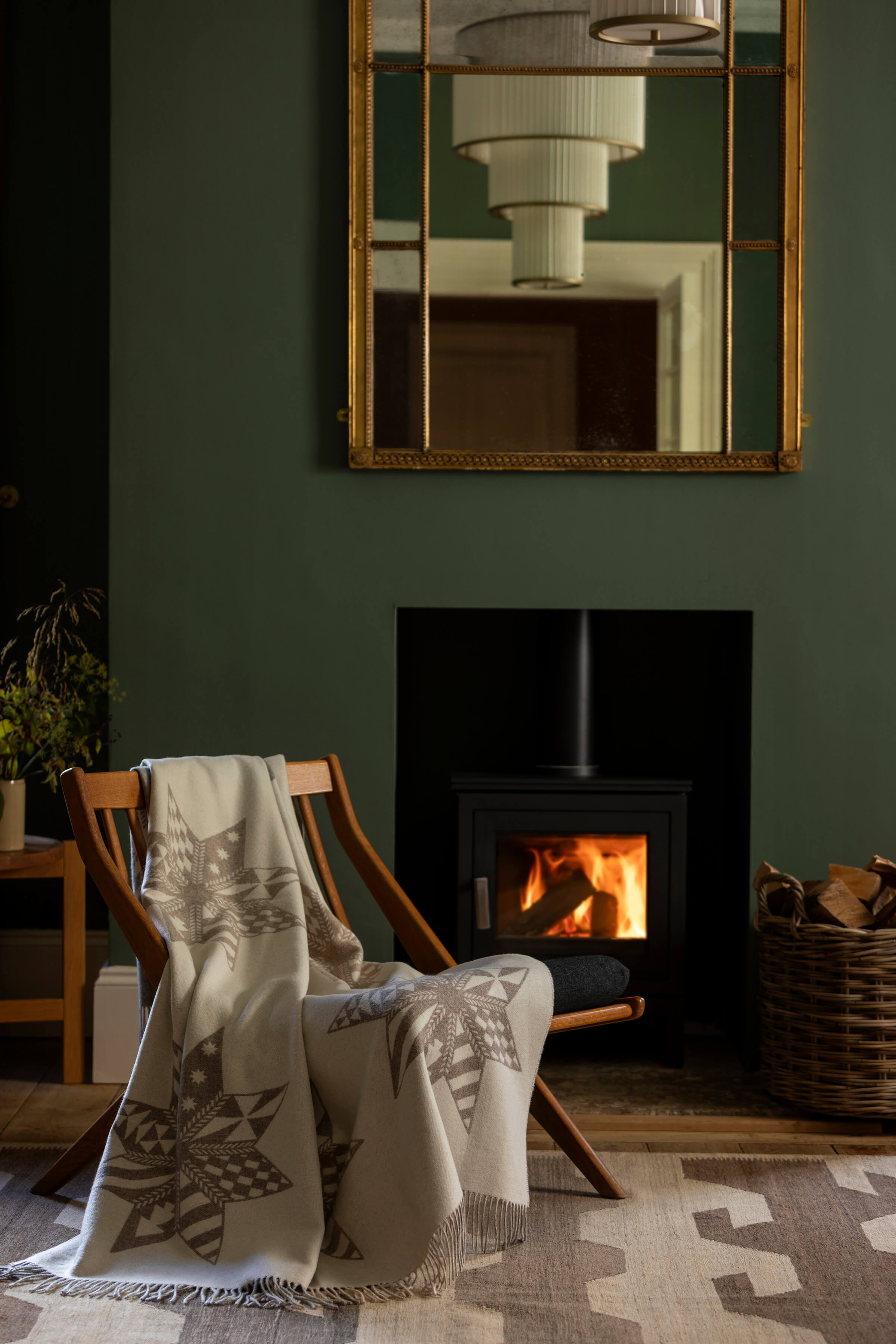 Johnstons of Elgin - Natural Stars Cashmere Blanket