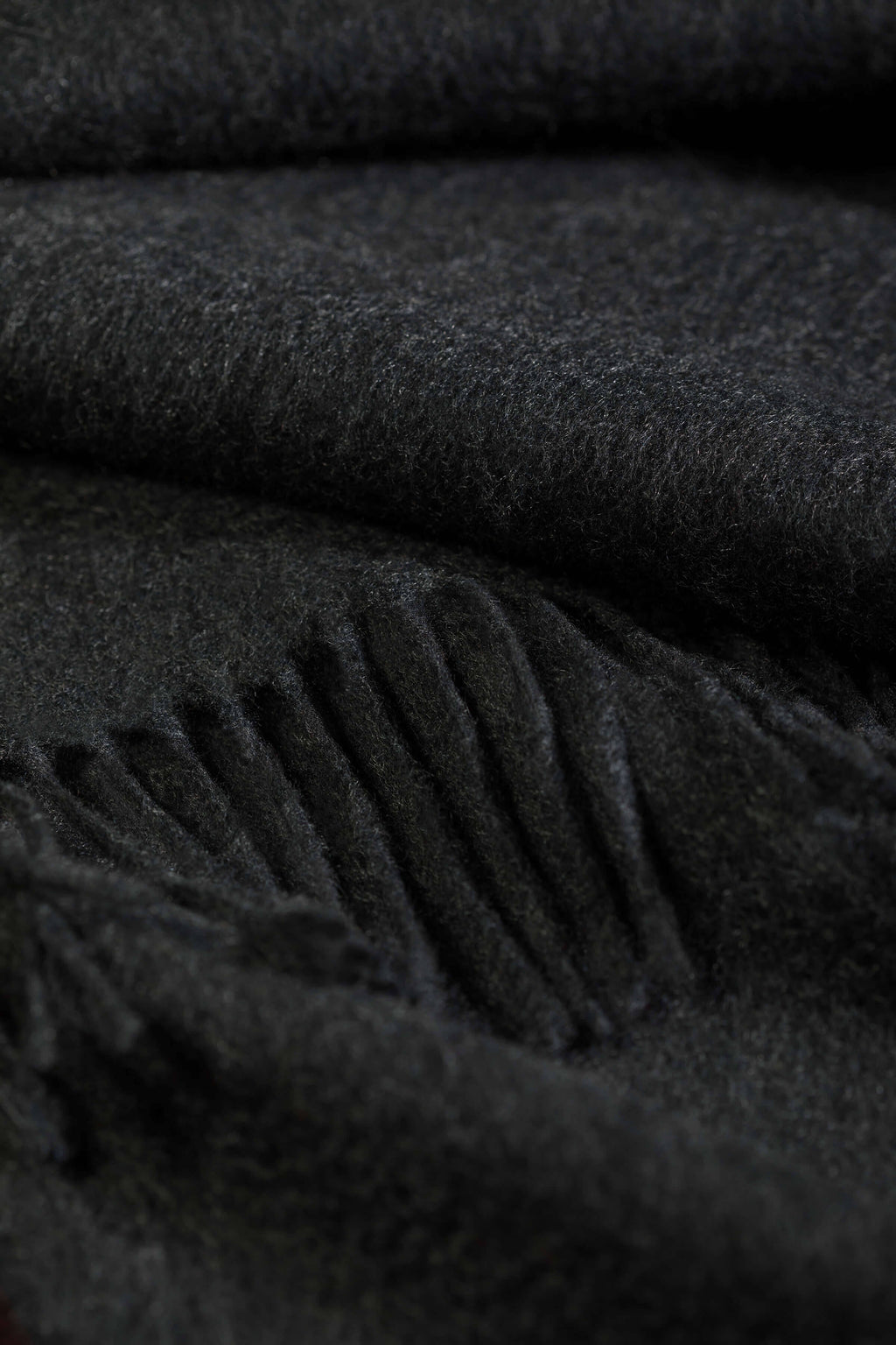 Johnstons of Elgin - Dark Grey Cashmere Scarf