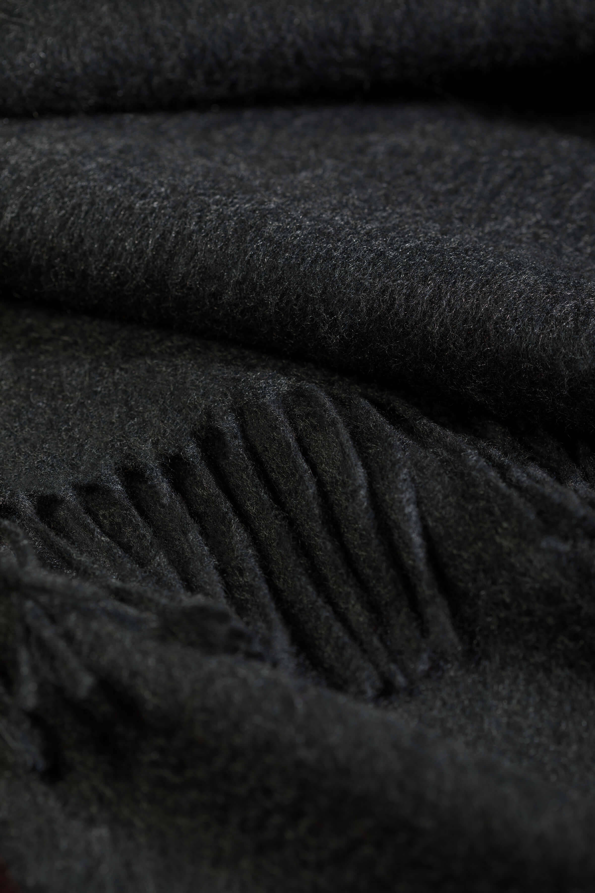 Johnstons of Elgin - Dark Grey Cashmere Scarf