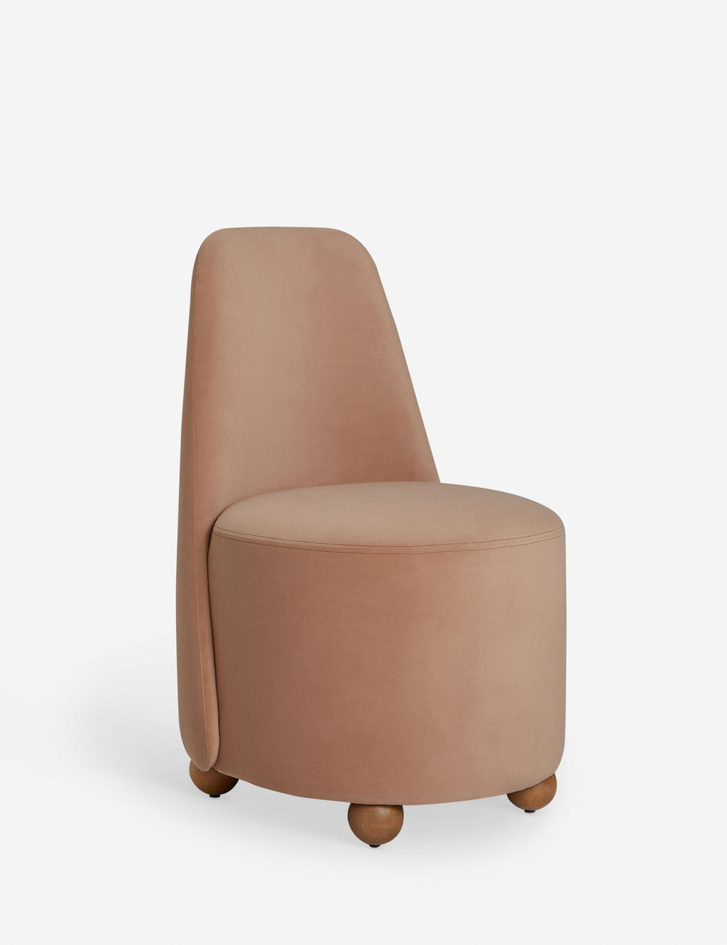 Lulu and Georgia - Open Box: Judson Dining Chair, Blush Performance Velvet