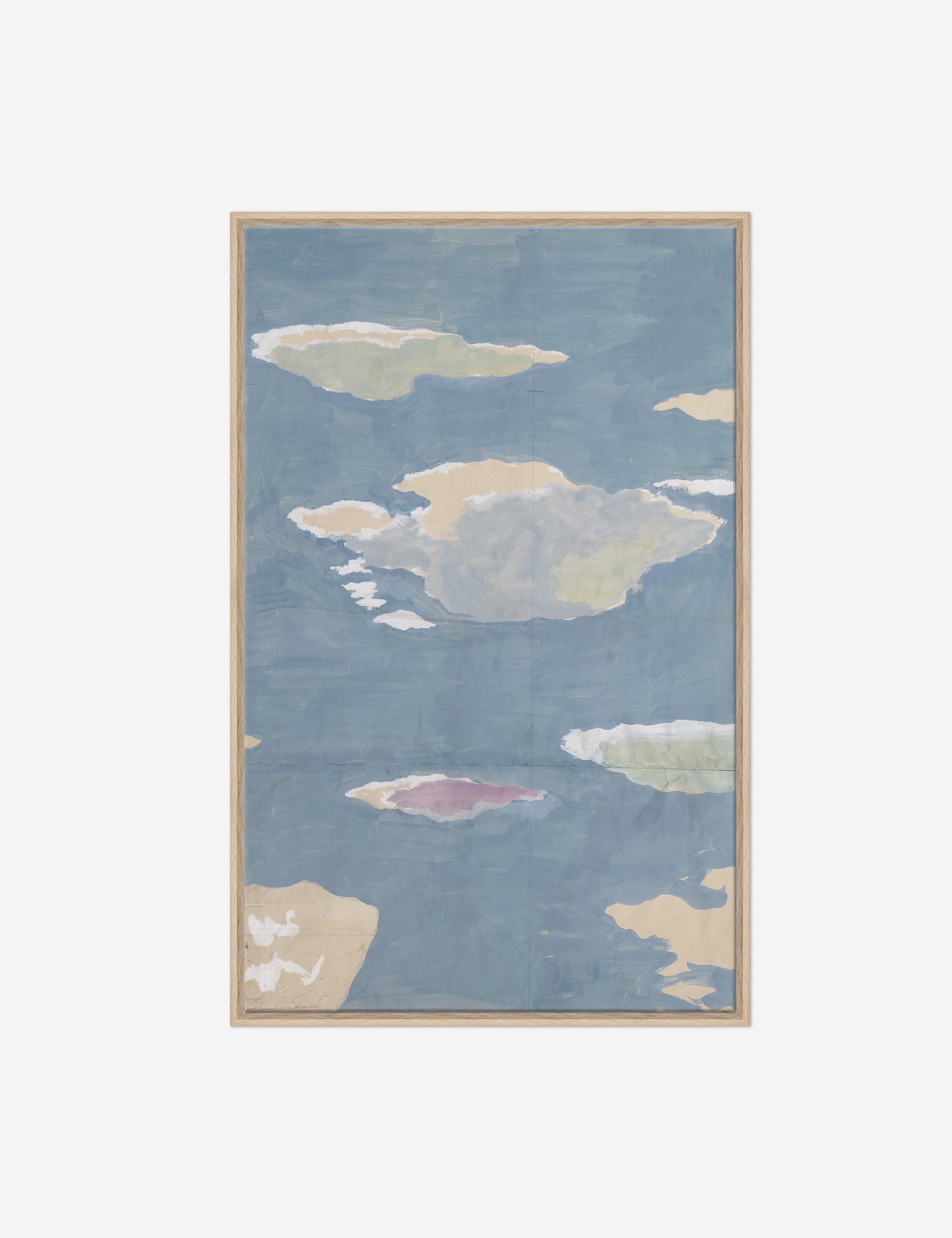 Lulu and Georgia - Cloudscape Triptych Print by Paule Marrot