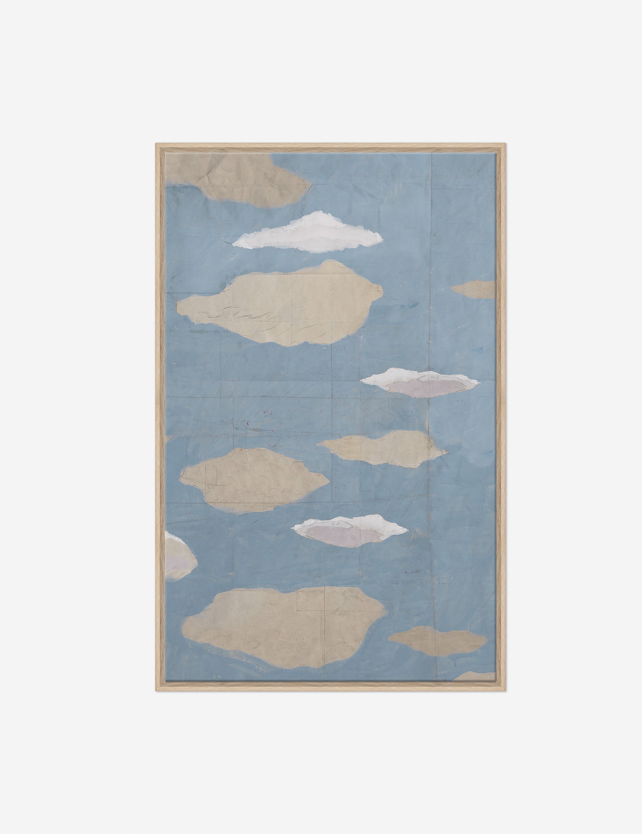 Lulu and Georgia - Cloudscape Triptych Print by Paule Marrot