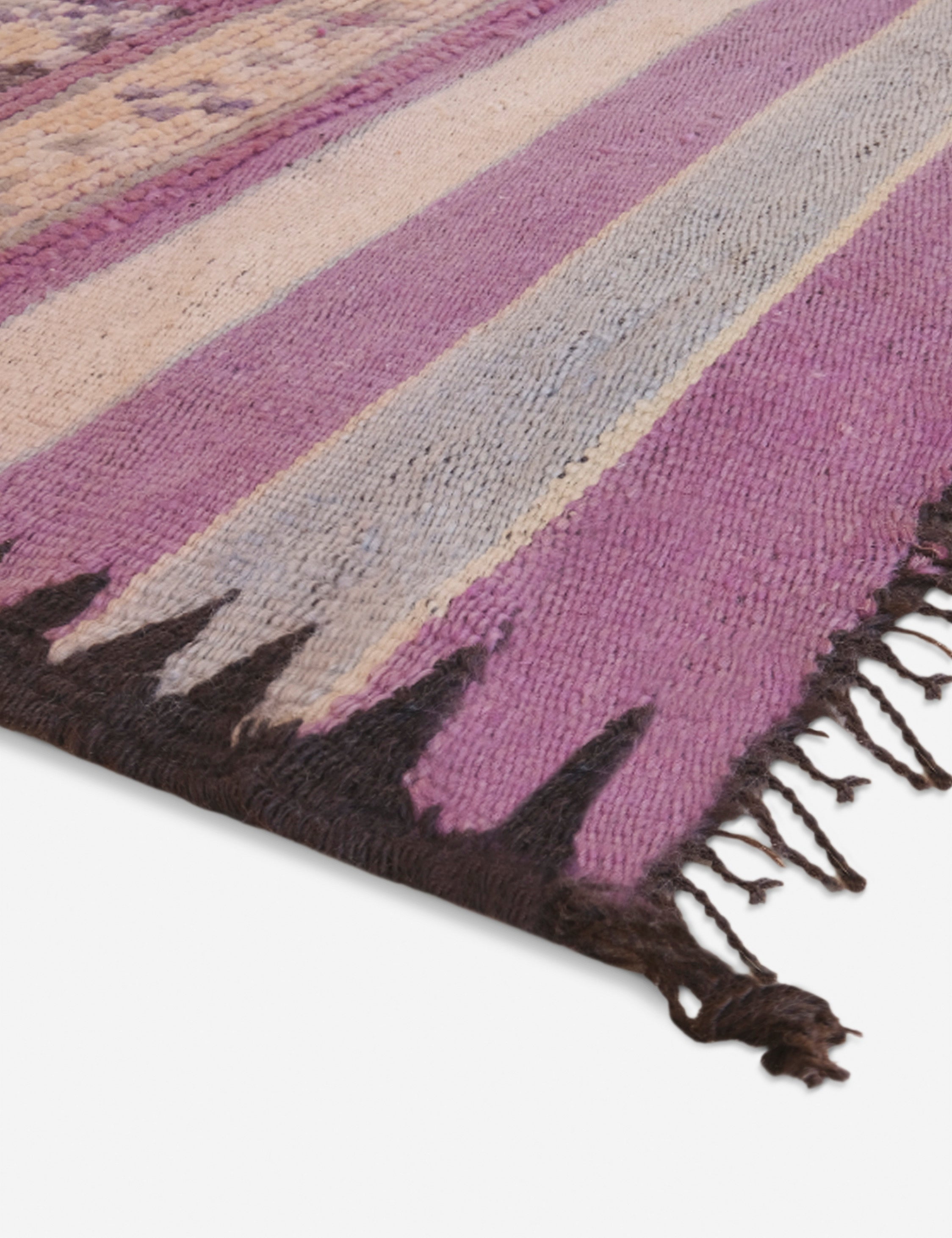 Lulu and Georgia - Vintage Moroccan Hand-Knotted Wool Rug No. 62, 5'4" x 11'9"