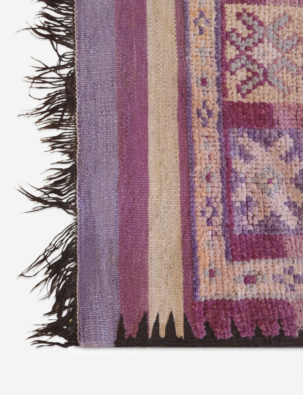 Lulu and Georgia - Vintage Moroccan Hand - Knotted Wool Rug No. 62, 5'4" x 11'9"