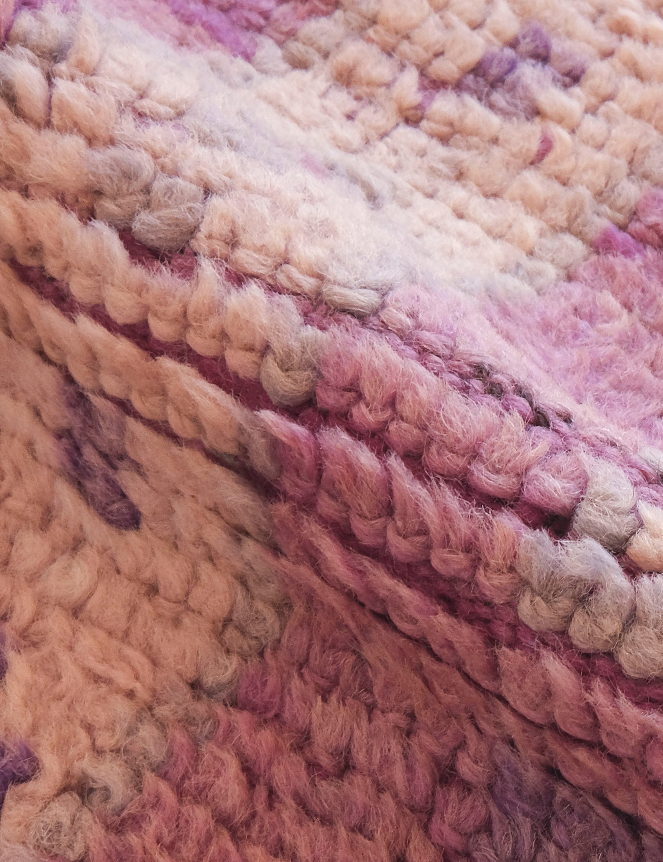 Lulu and Georgia - Vintage Moroccan Hand-Knotted Wool Rug No. 62, 5'4" x 11'9"