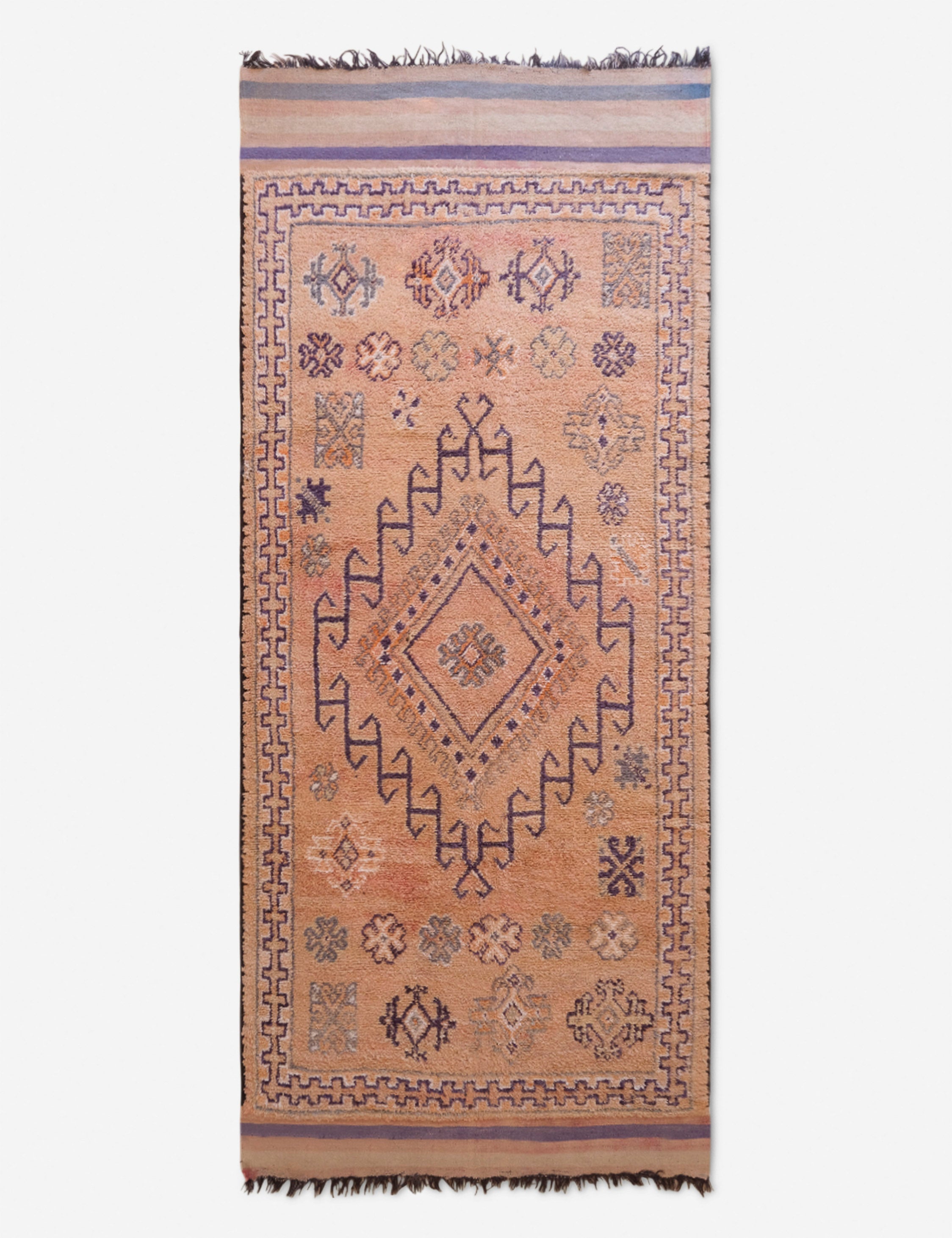 Lulu and Georgia - Vintage Moroccan Hand-Knotted Wool Rug No. 48, 5'8 x 12'10