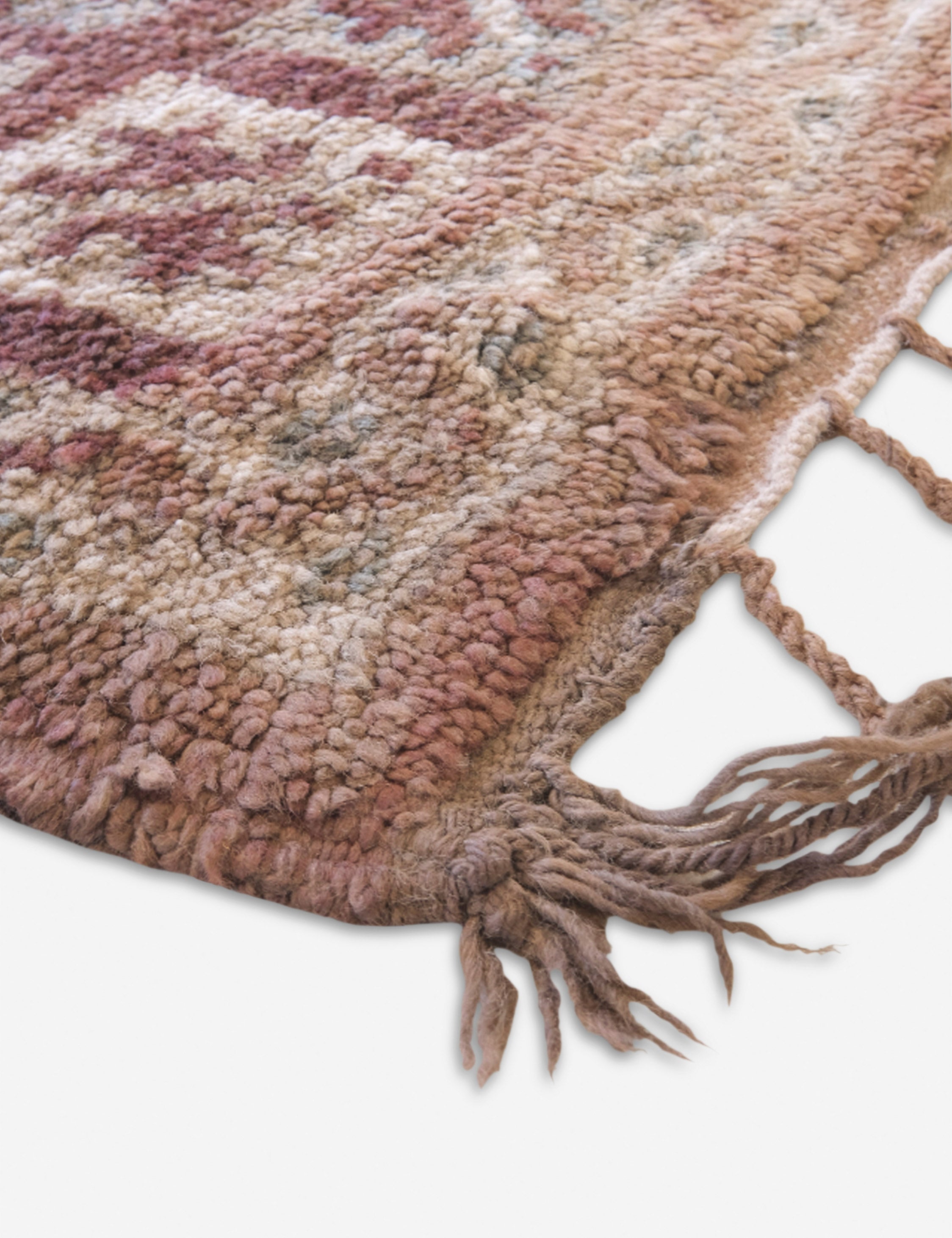 Lulu and Georgia - Vintage Moroccan Hand-Knotted Wool Rug No. 50, 6'4 x 15'3"