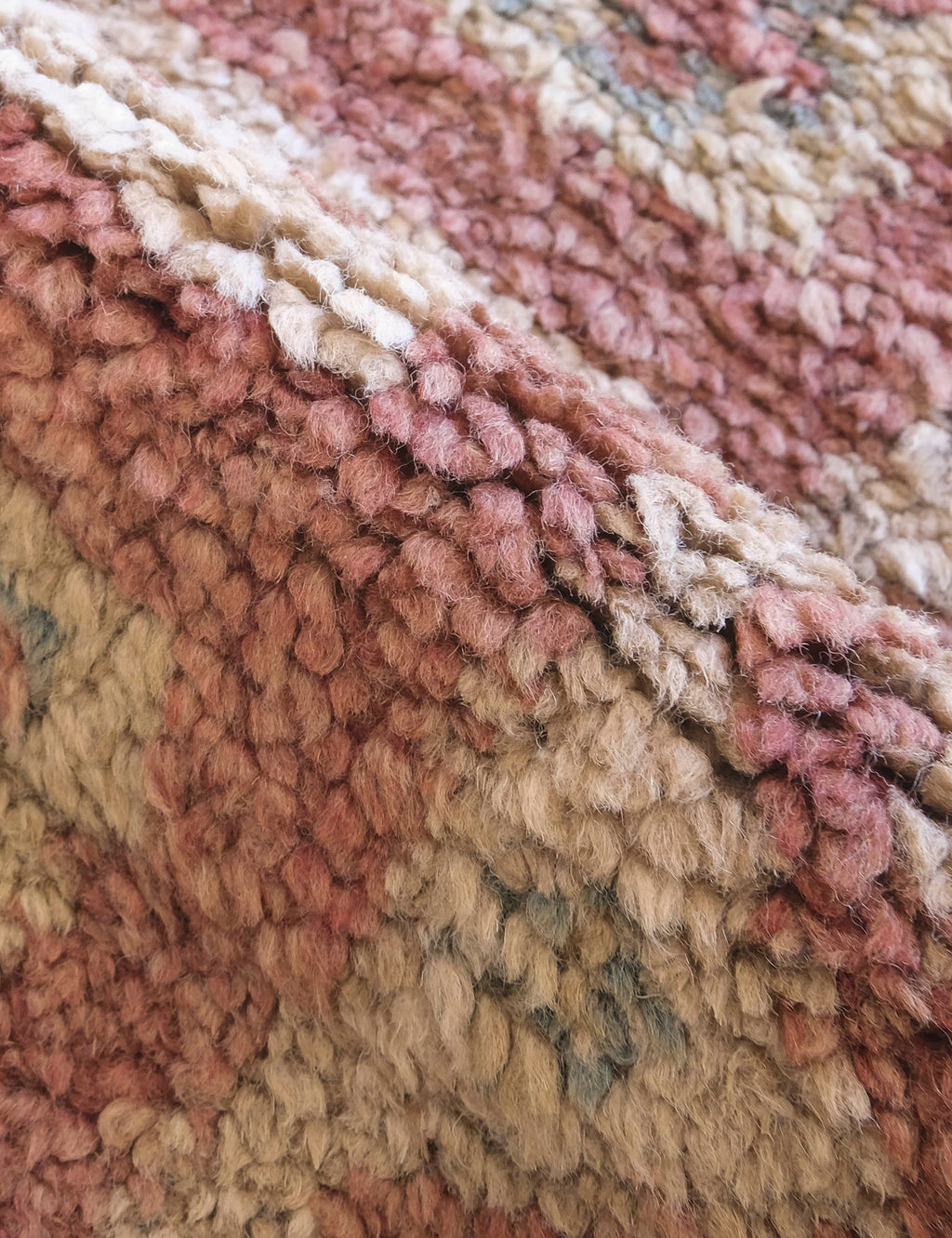 Lulu and Georgia - Vintage Moroccan Hand - Knotted Wool Rug No. 50, 6'4 x 15'3"