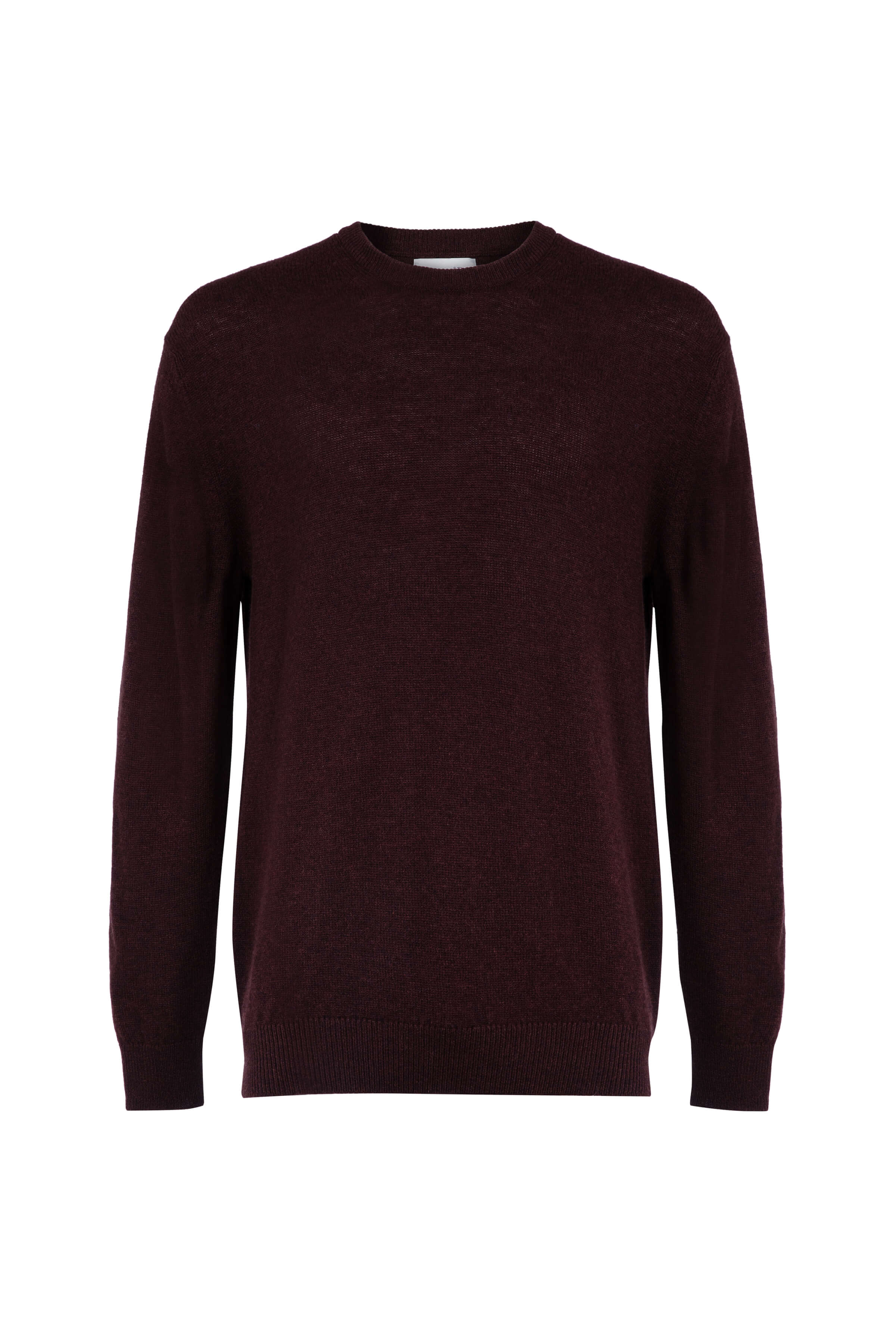 Johnstons of Elgin - Classic Cashmere Dark Brown Round Neck Jumper
