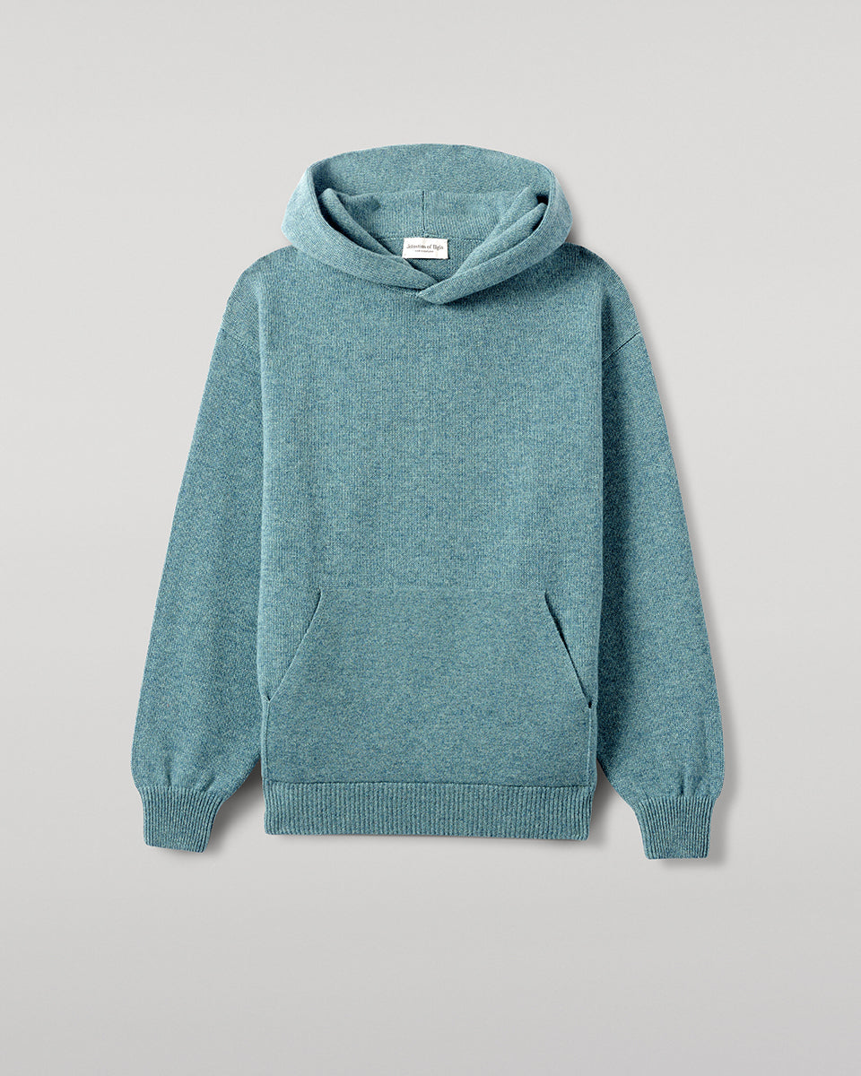 Johnstons of Elgin - Green Cashmere Hoodie