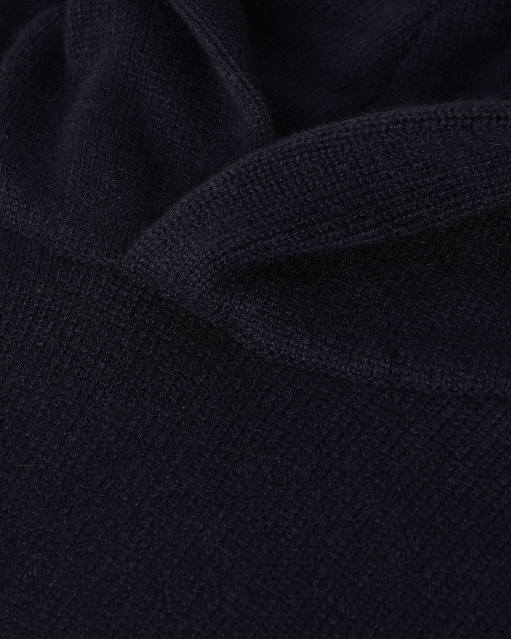 Johnstons of Elgin - Navy Cashmere Hoodie