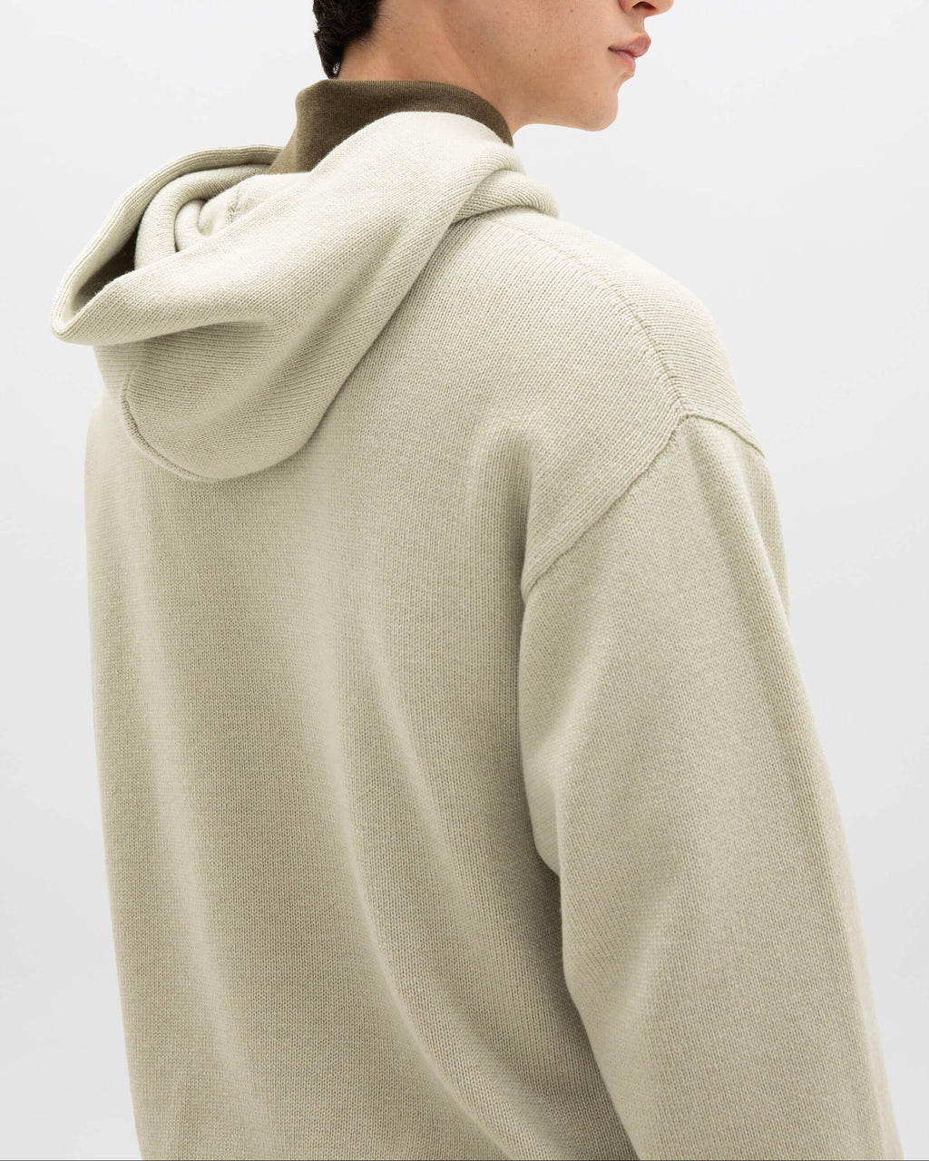 Johnstons of Elgin - Light Green Cashmere Hoodie