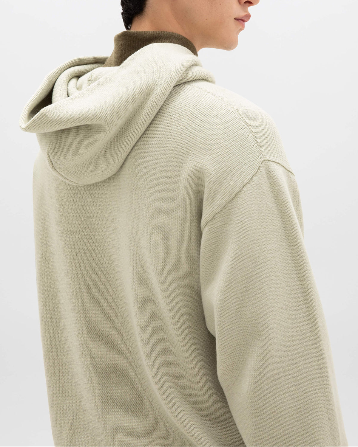 Johnstons of Elgin - Light Green Cashmere Hoodie