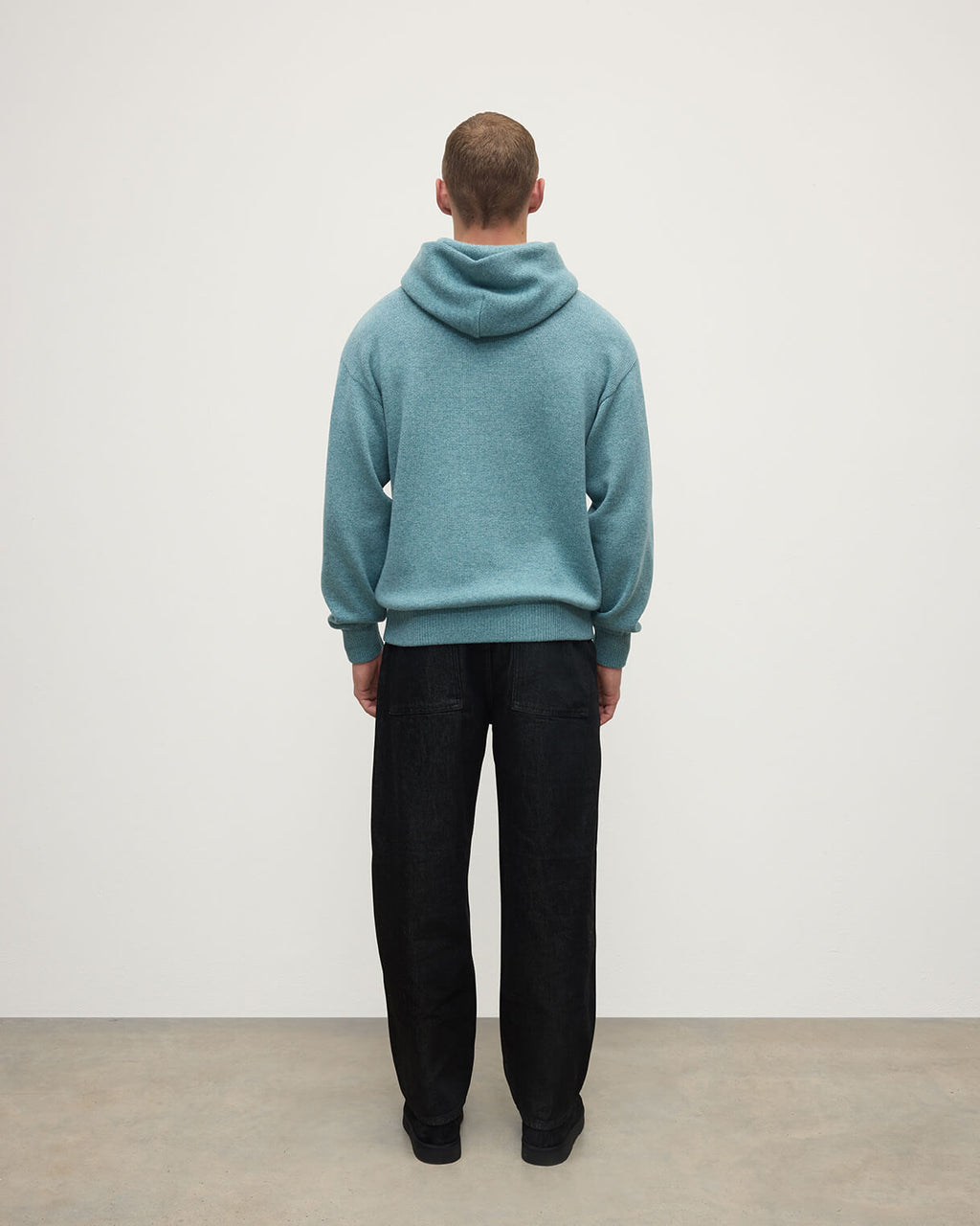 Johnstons of Elgin - Green Cashmere Hoodie