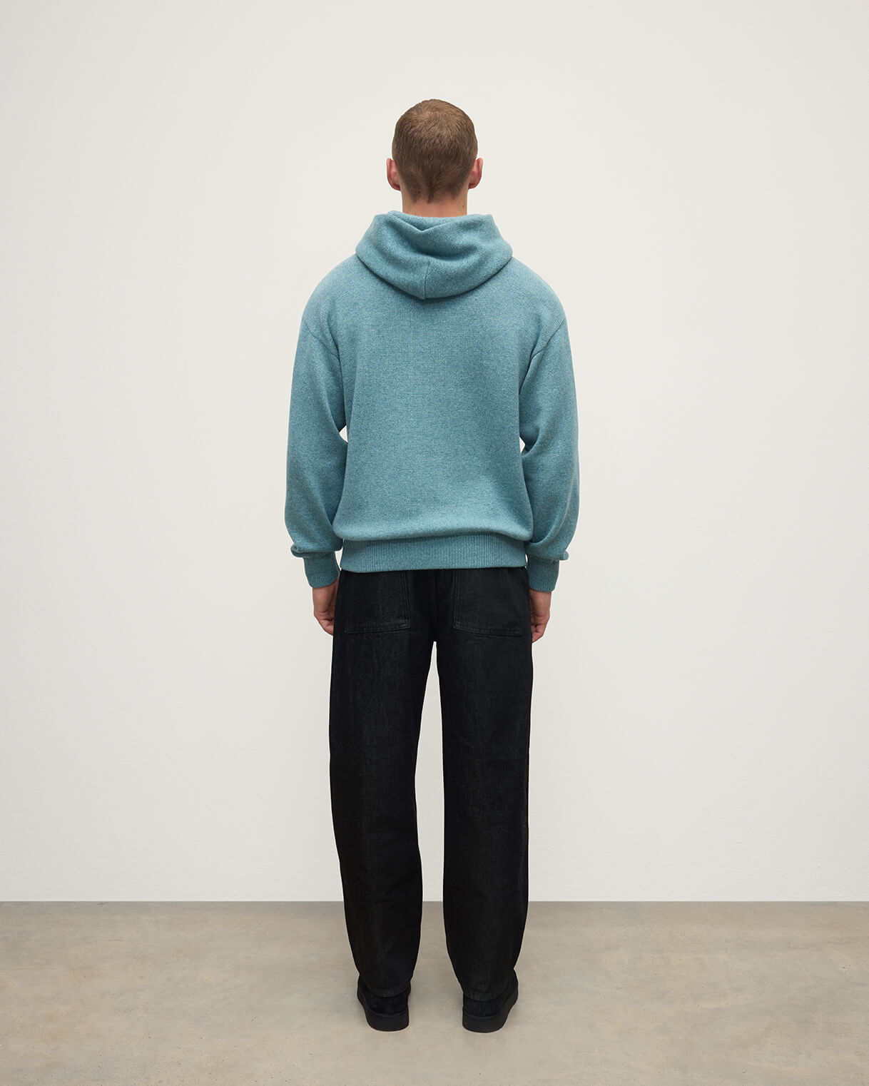 Johnstons of Elgin - Green Cashmere Hoodie