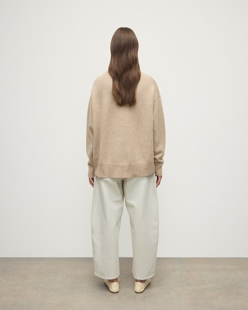 Johnstons of Elgin - Cashmere Natural Roll Neck Jumper