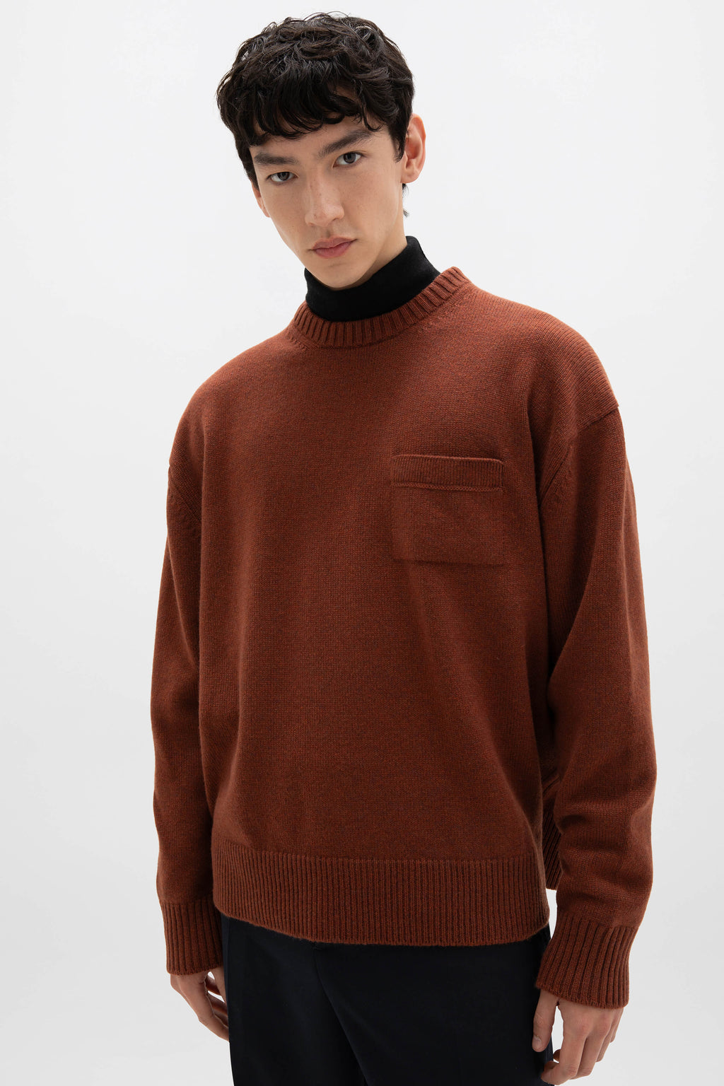 Johnstons of Elgin - Oversized Red Cashmere Jumper