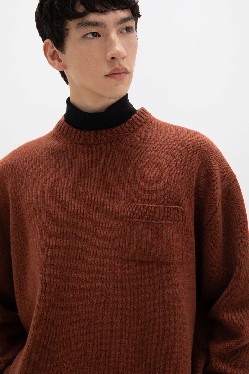 Johnstons of Elgin - Oversized Red Cashmere Jumper