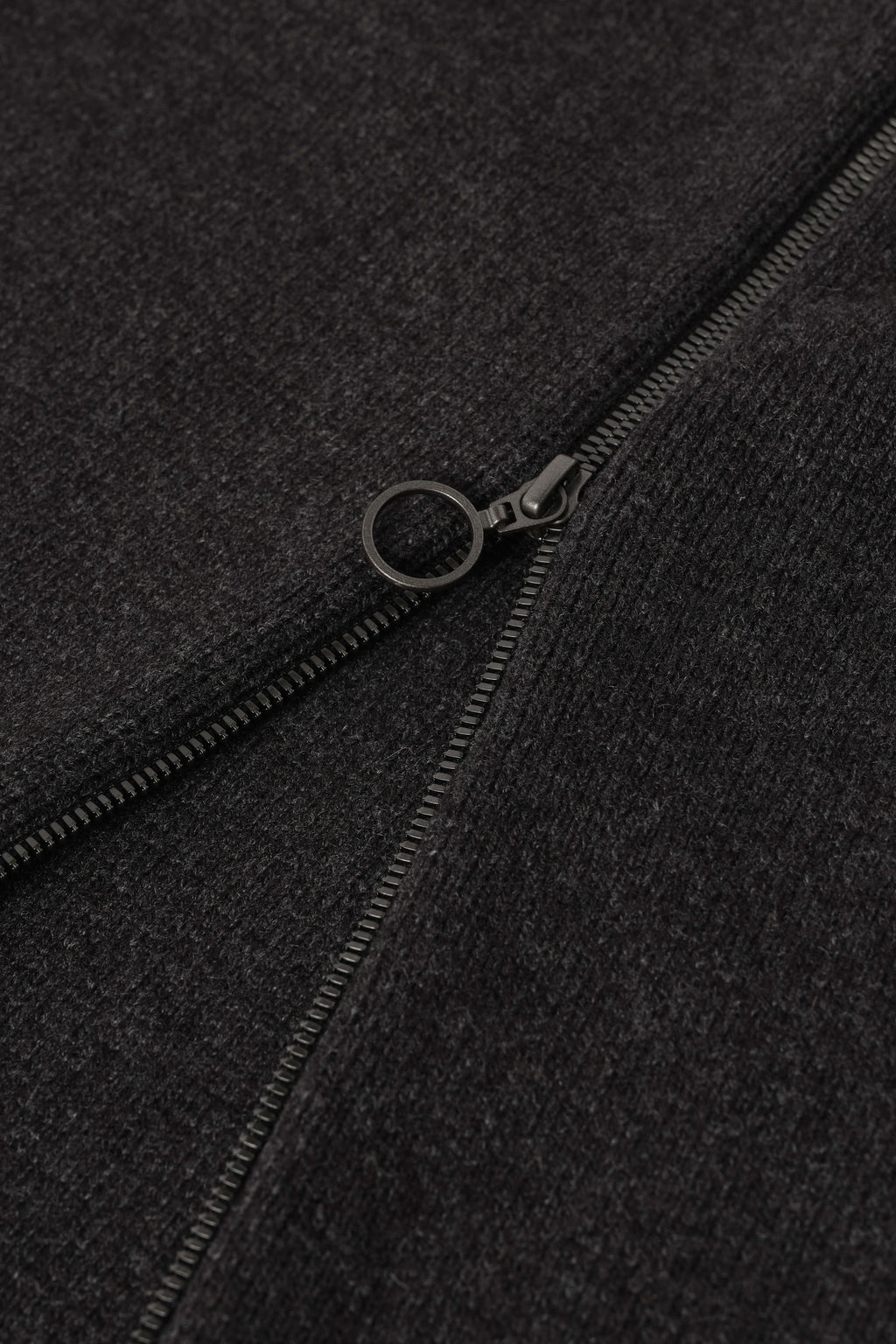 Johnstons of Elgin - A - Line Milano Dark Grey Cashmere Skirt