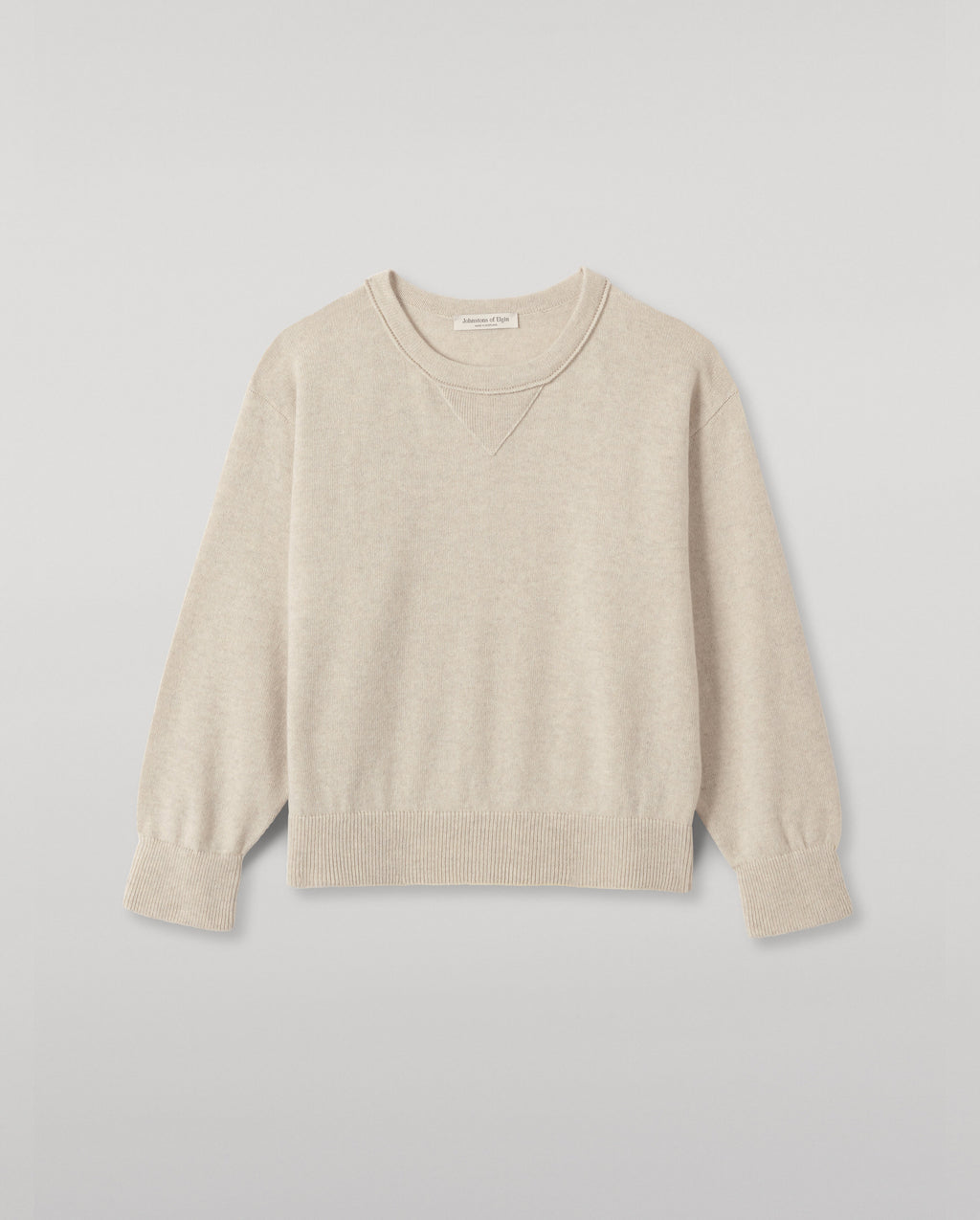 Johnstons of Elgin - Stella Natural Cashmere Sweatshirt