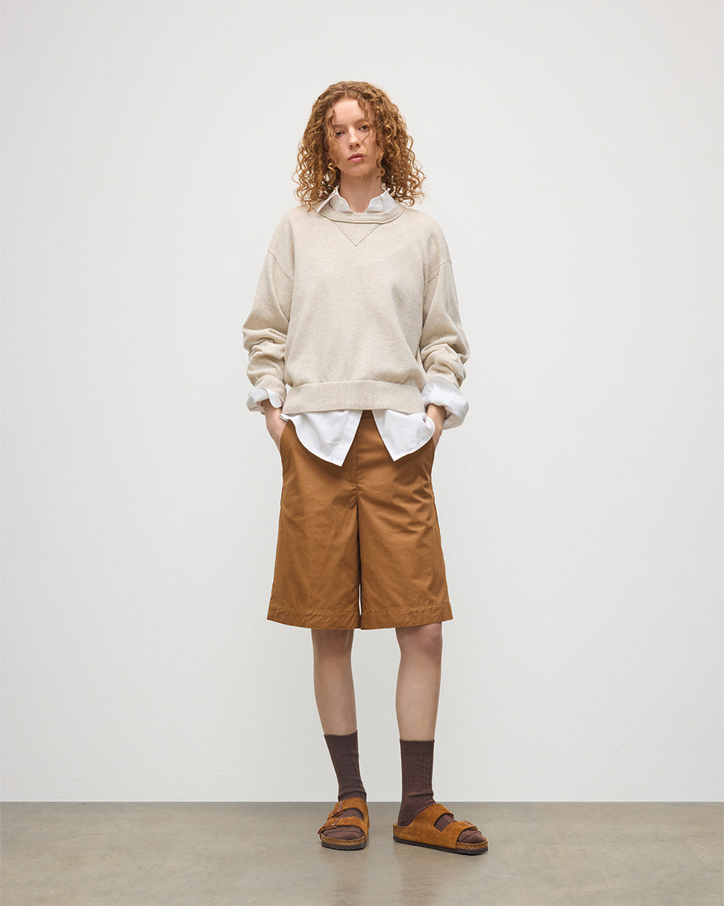 Johnstons of Elgin - Stella Natural Cashmere Sweatshirt