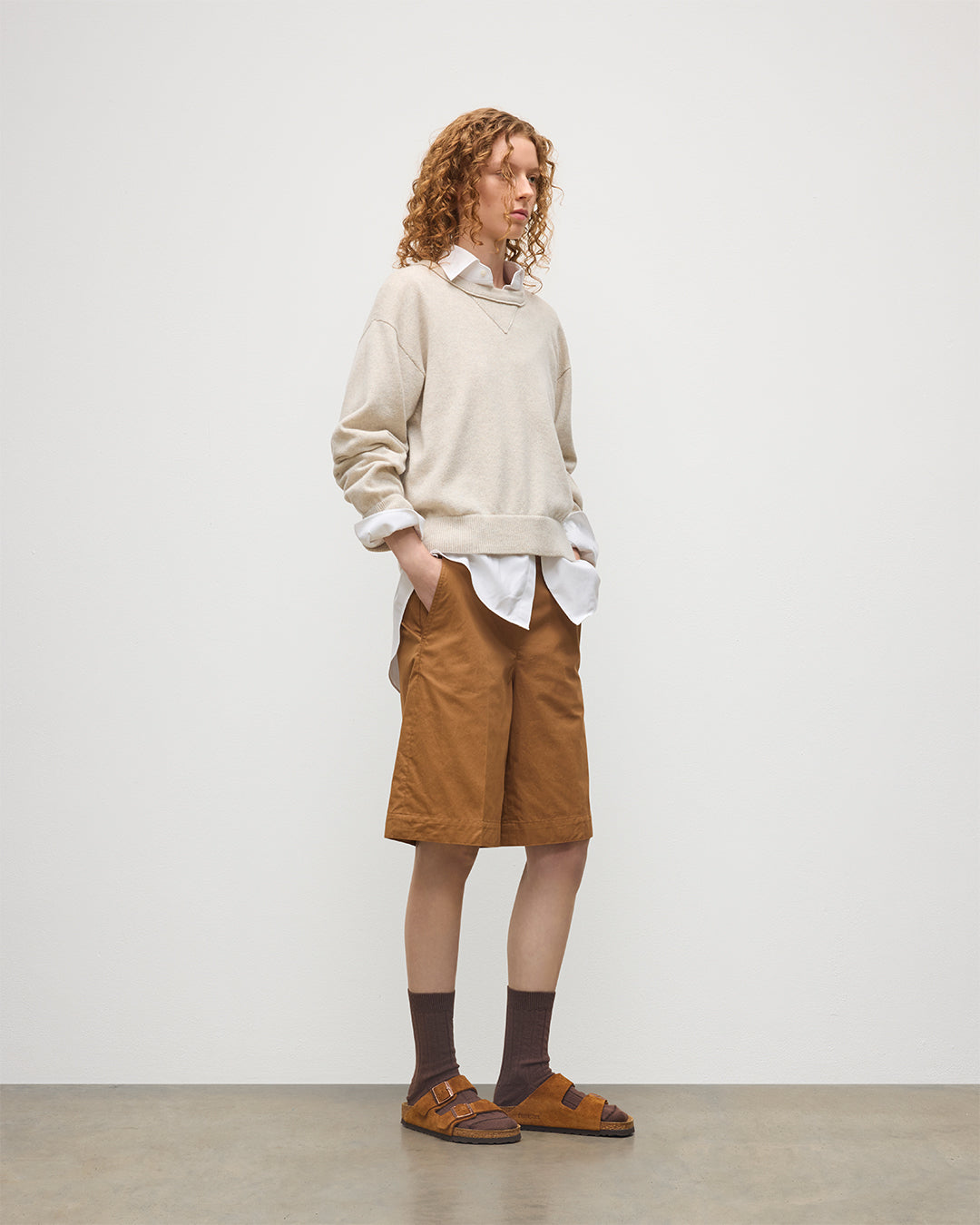 Johnstons of Elgin - Stella Natural Cashmere Sweatshirt