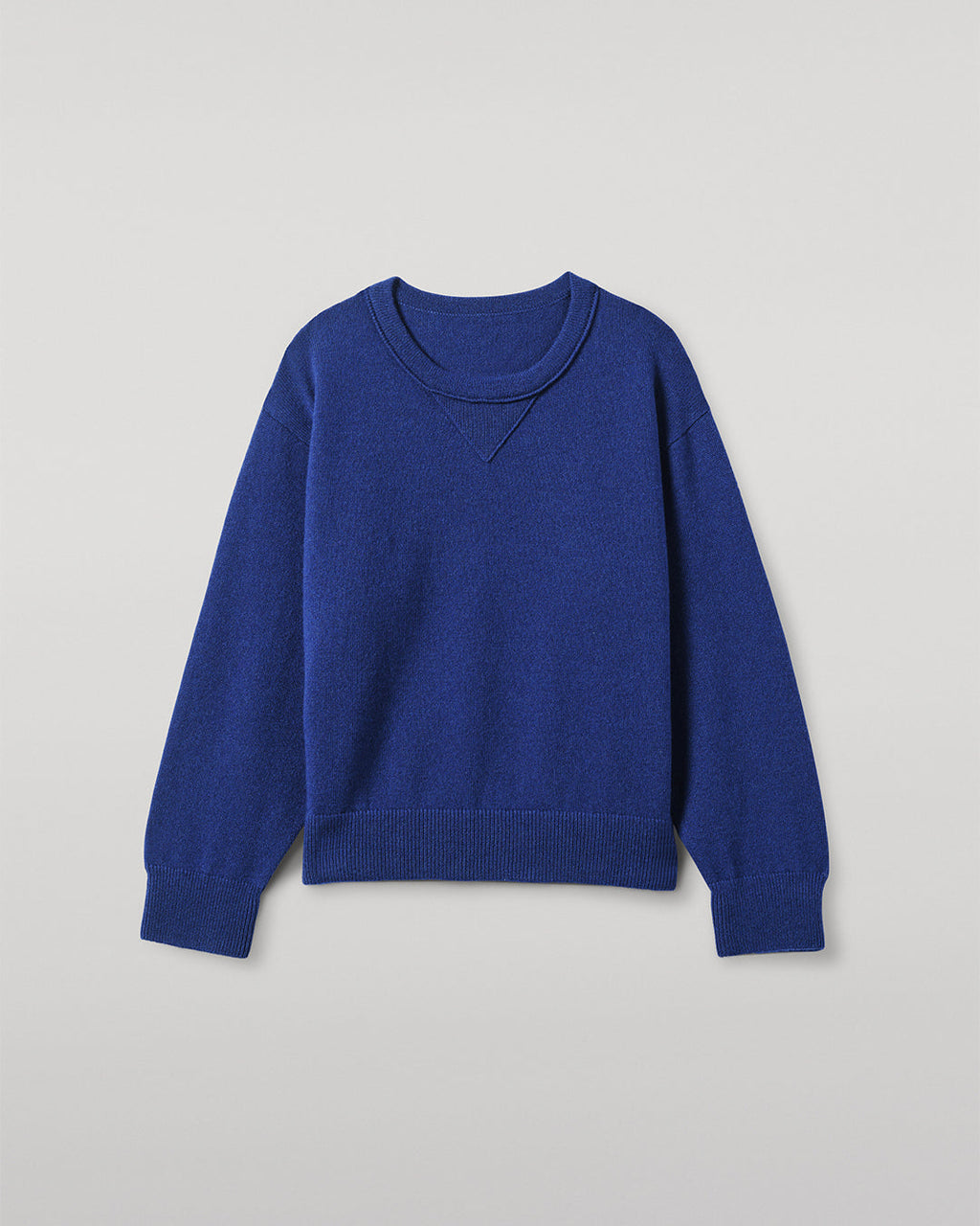 Johnstons of Elgin - Stella Blue Cashmere Sweatshirt