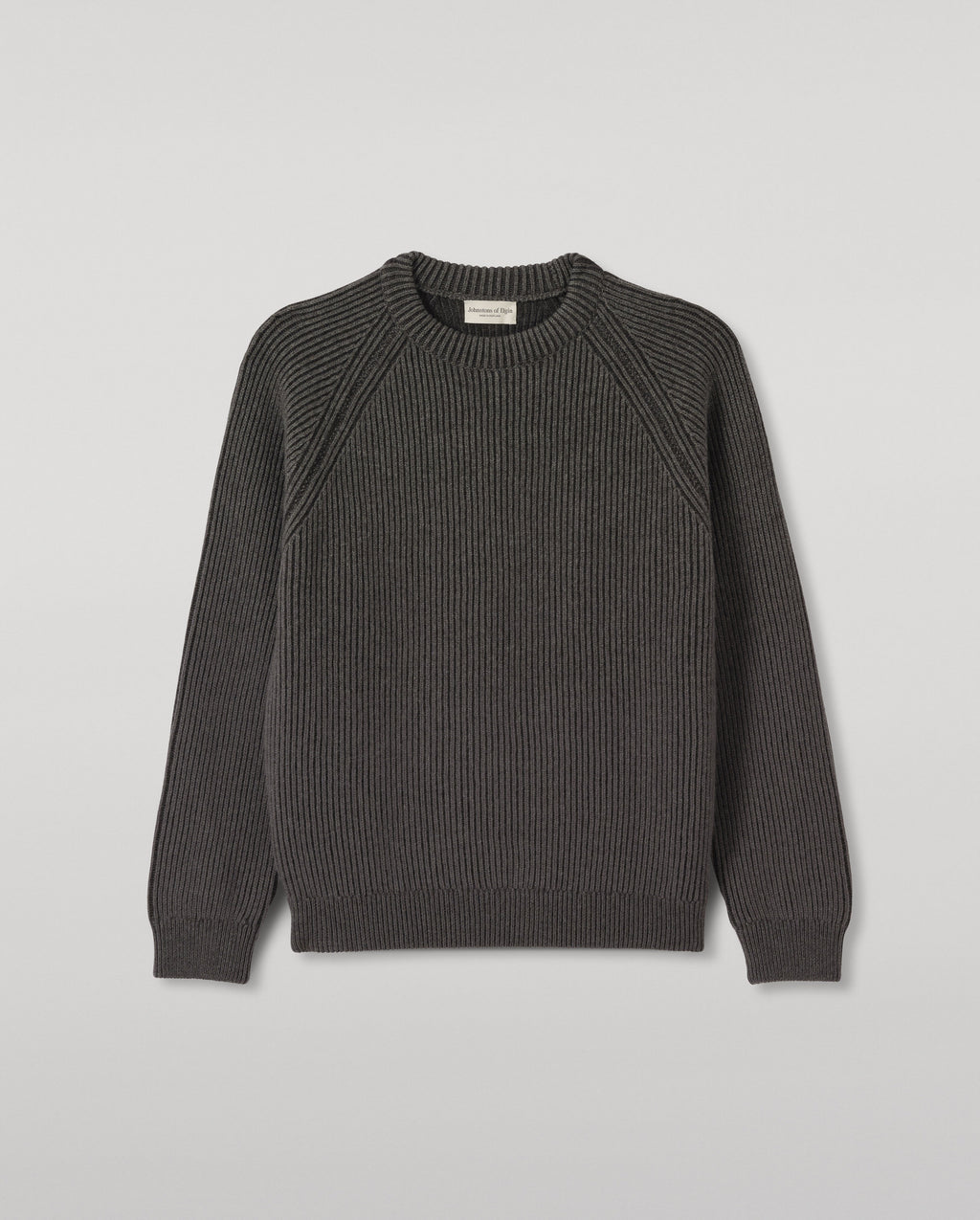 Johnstons of Elgin - Pioneer Ombre Grey Cashmere Jumper