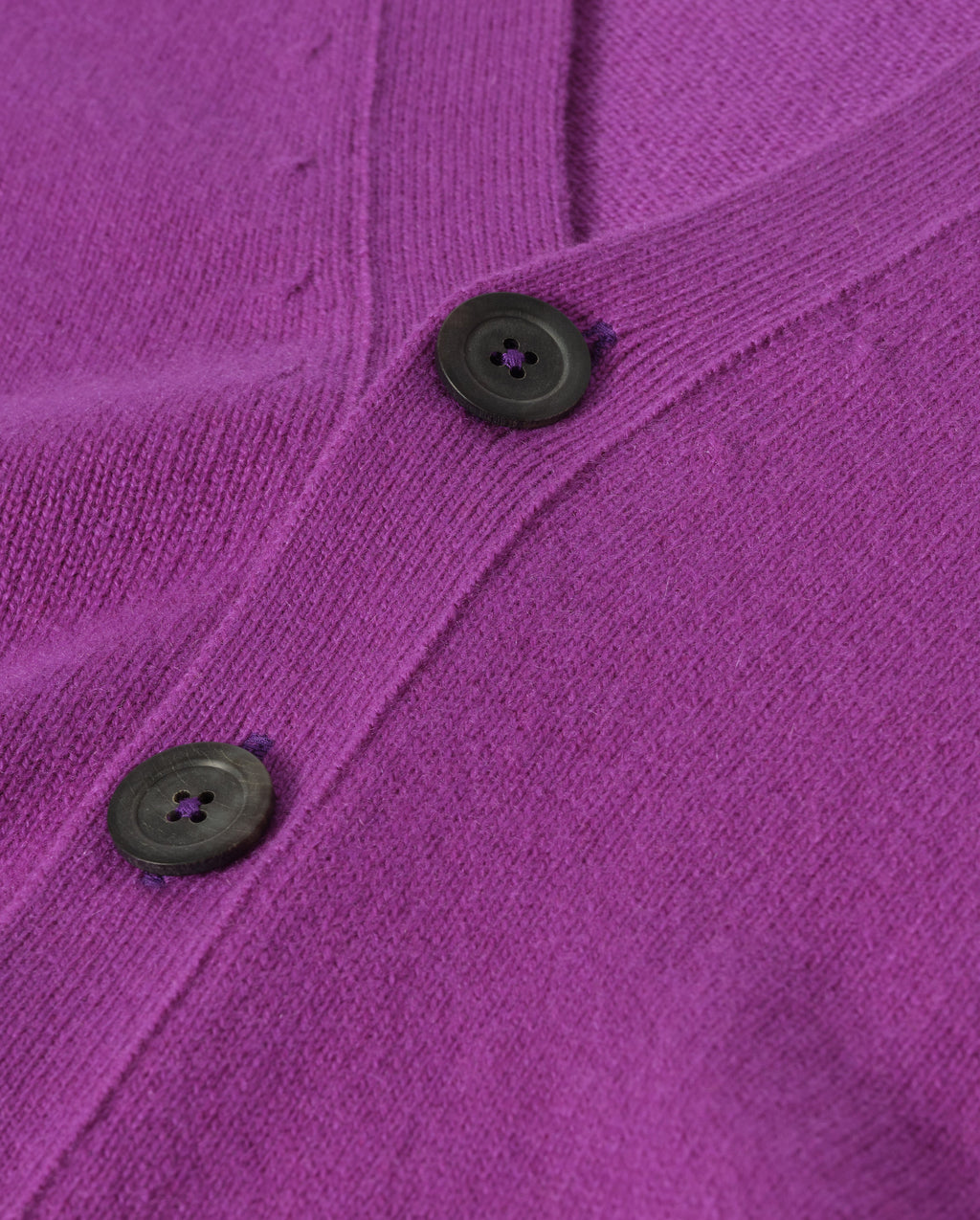 Johnstons of Elgin - Redpath Purple Cashmere Cardigan