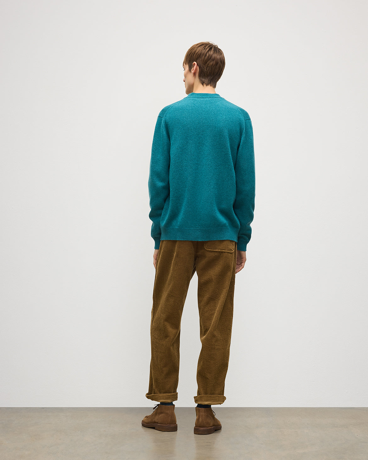 Johnstons of Elgin - Redpath Green Cashmere Cardigan