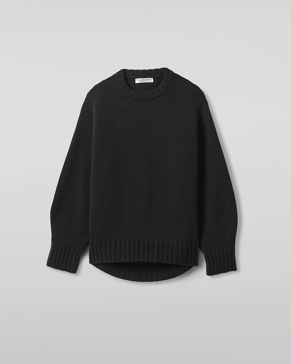 Johnstons of Elgin - Relaxed Dark Grey Cashmere Jumper