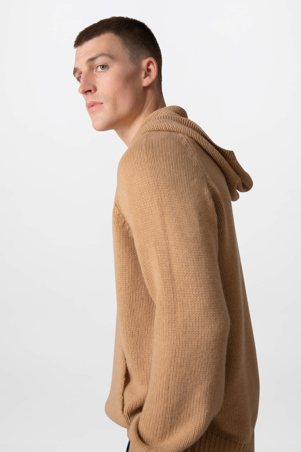 Johnstons of Elgin - Kangaroo Pocket Cashmere Hoodie