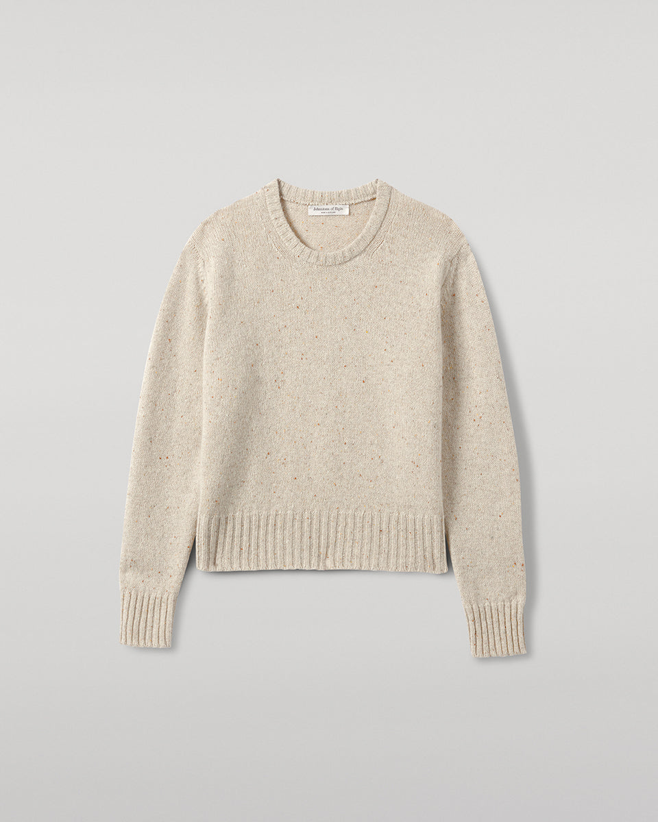 Johnstons of Elgin - Donegal Cashmere Cream Jumper