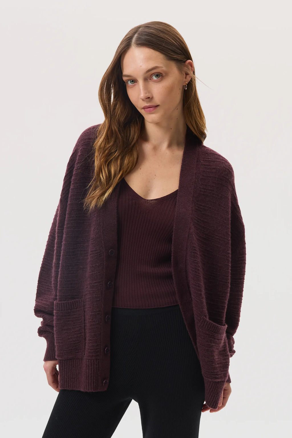 Johnstons of Elgin - Textured Cashmere Cardigan