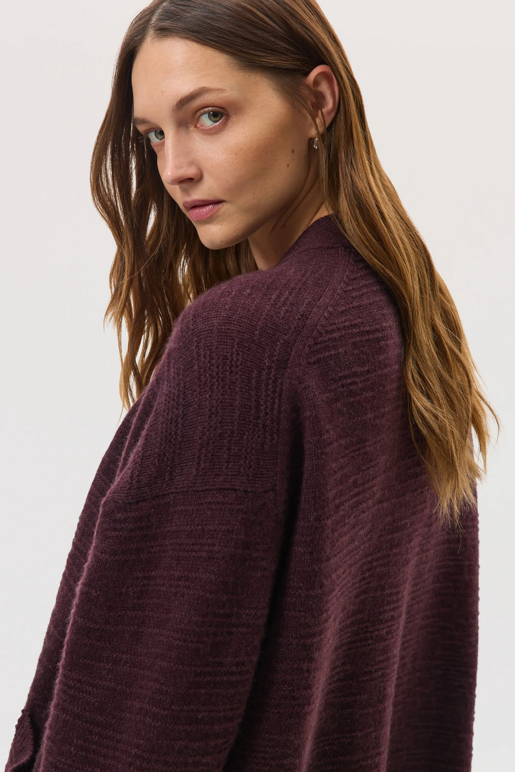 Johnstons of Elgin - Textured Cashmere Cardigan